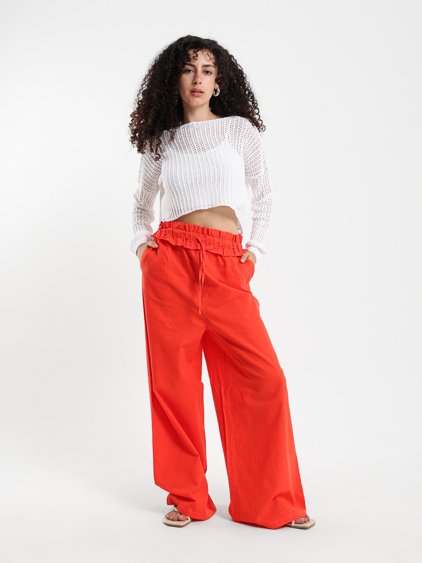 Tricot Loose Fit Knit Top