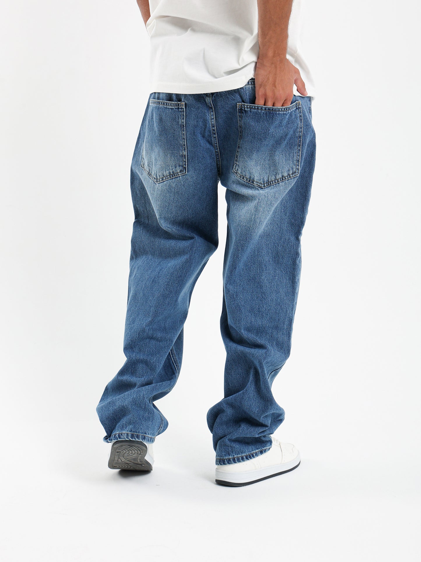 Loose Washed Jeans