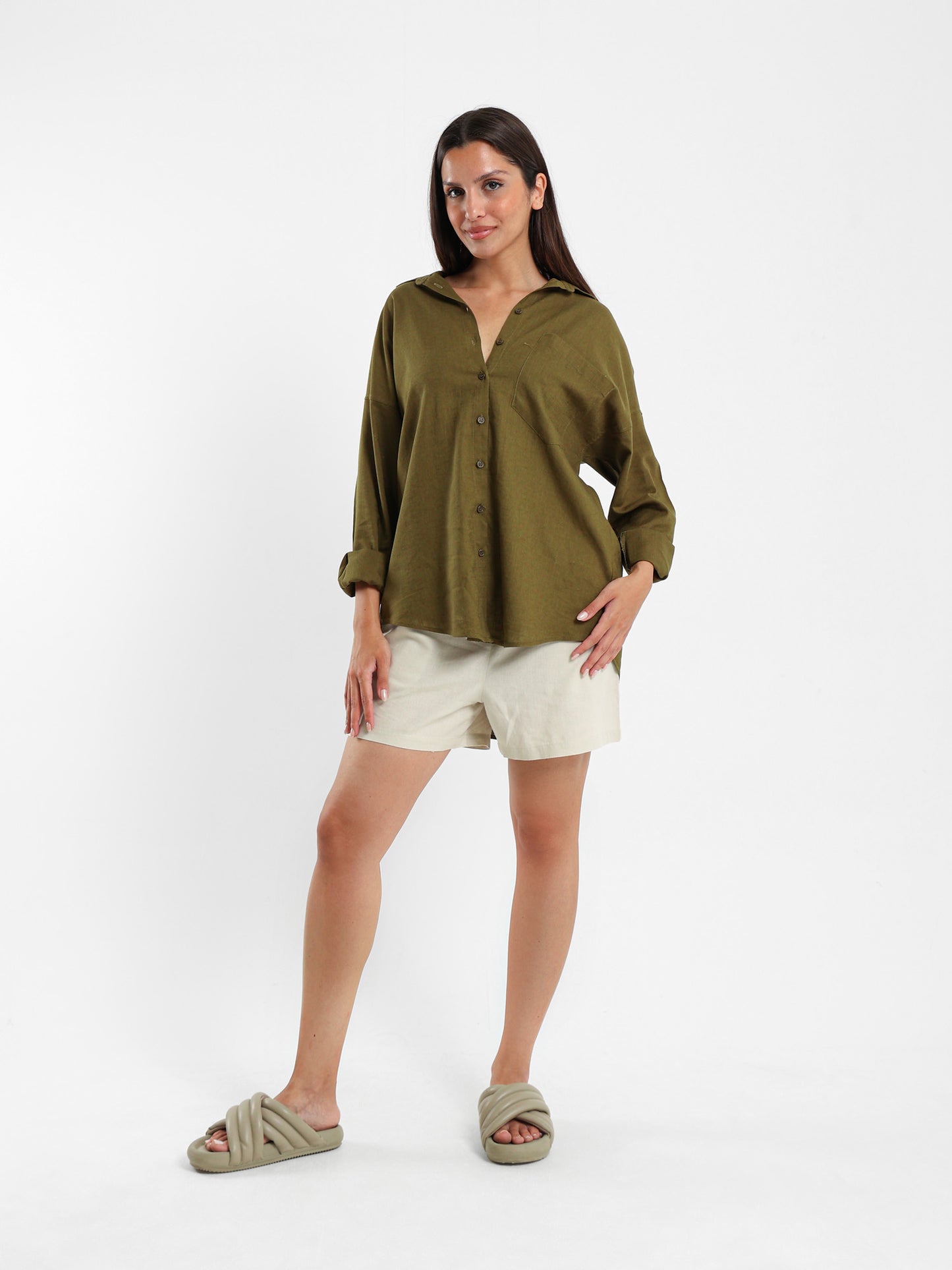 Oversized Linen Shirt