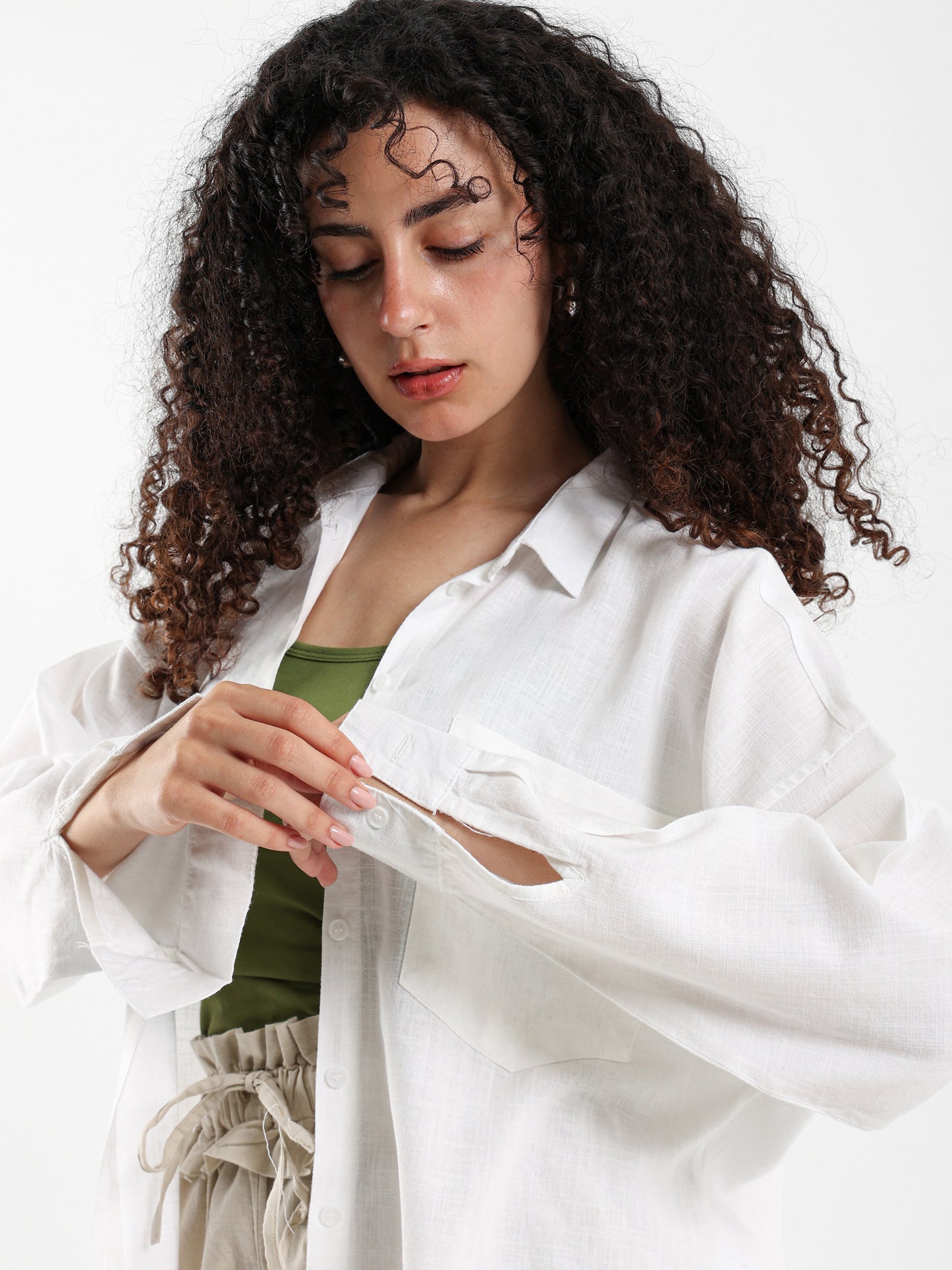 Oversized Linen Shirt