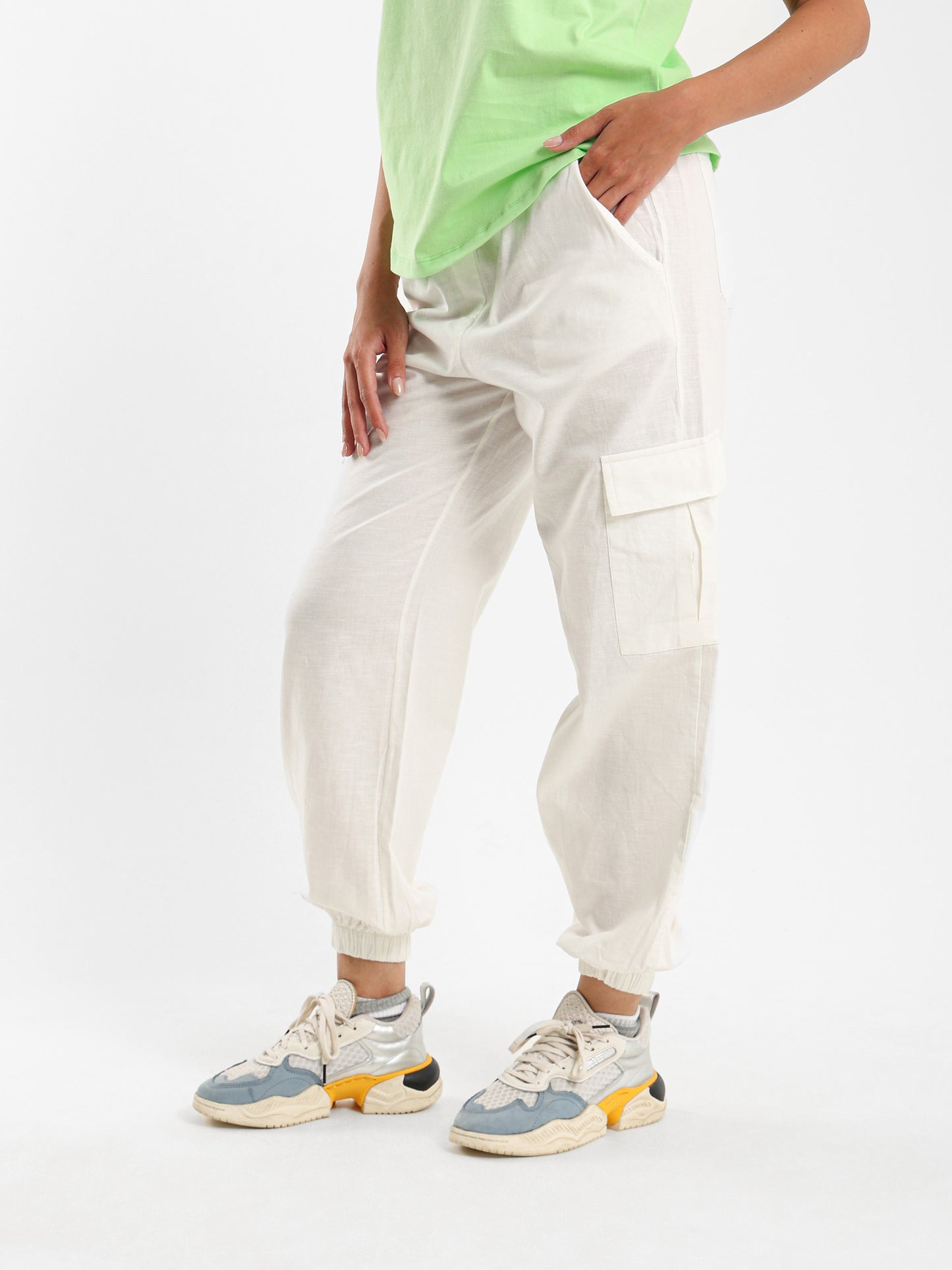 Cargo Pants with Side Pockets - Outlet
