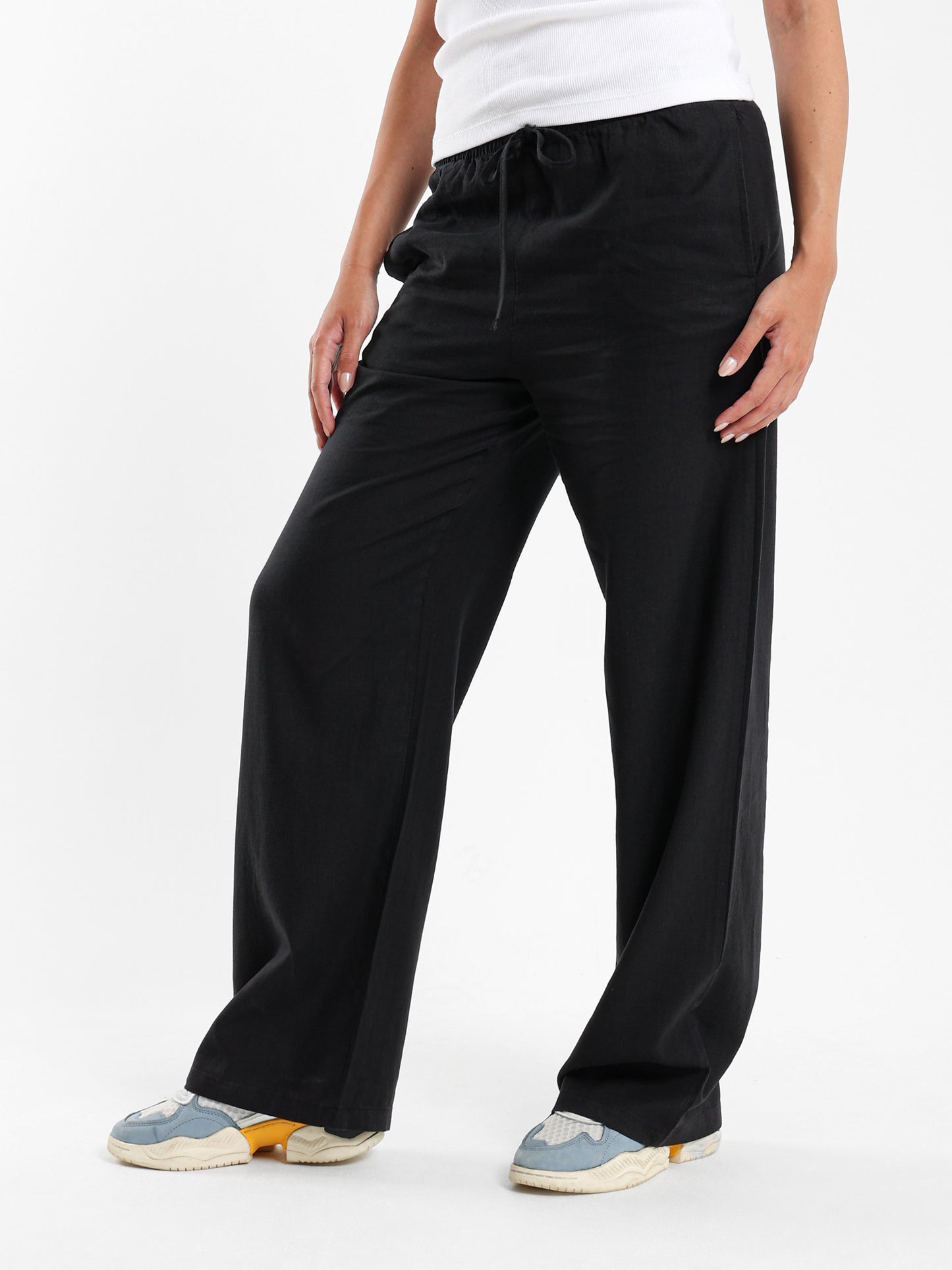 Drawstring Waist Pants
