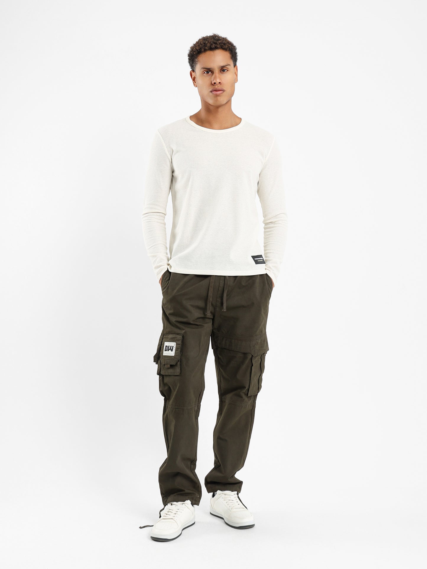 Waffle Textured T-Shirt - Outlet