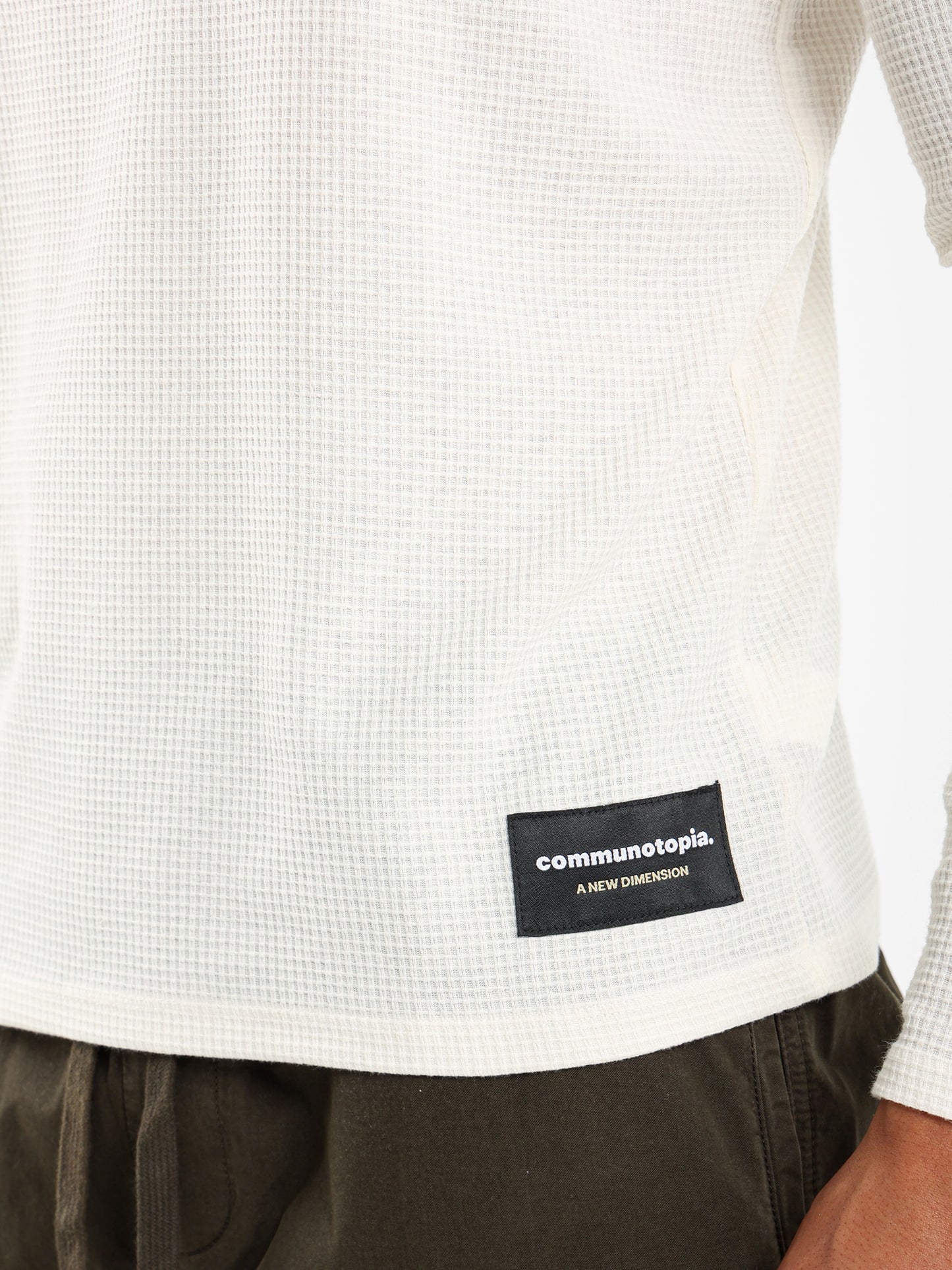 Waffle Textured T-Shirt - Outlet