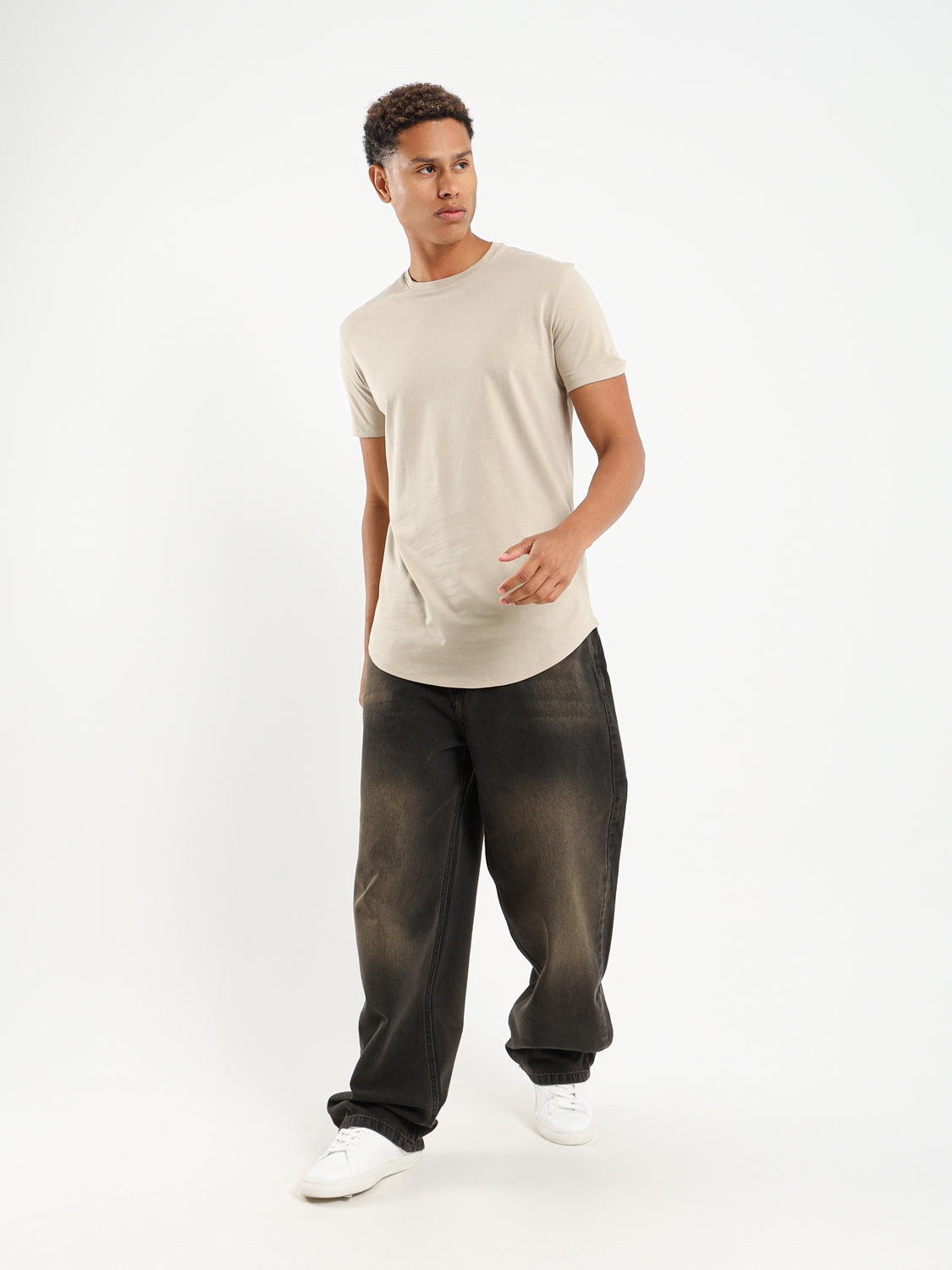 Longline Basic T-Shirt - Outlet