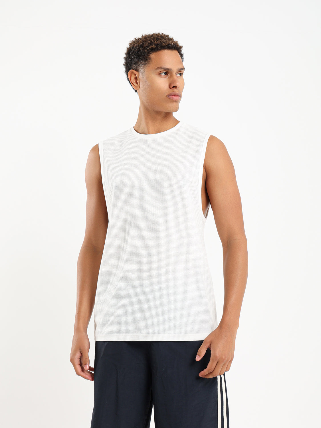 Waffle Textured Basic Shirt - Outlet