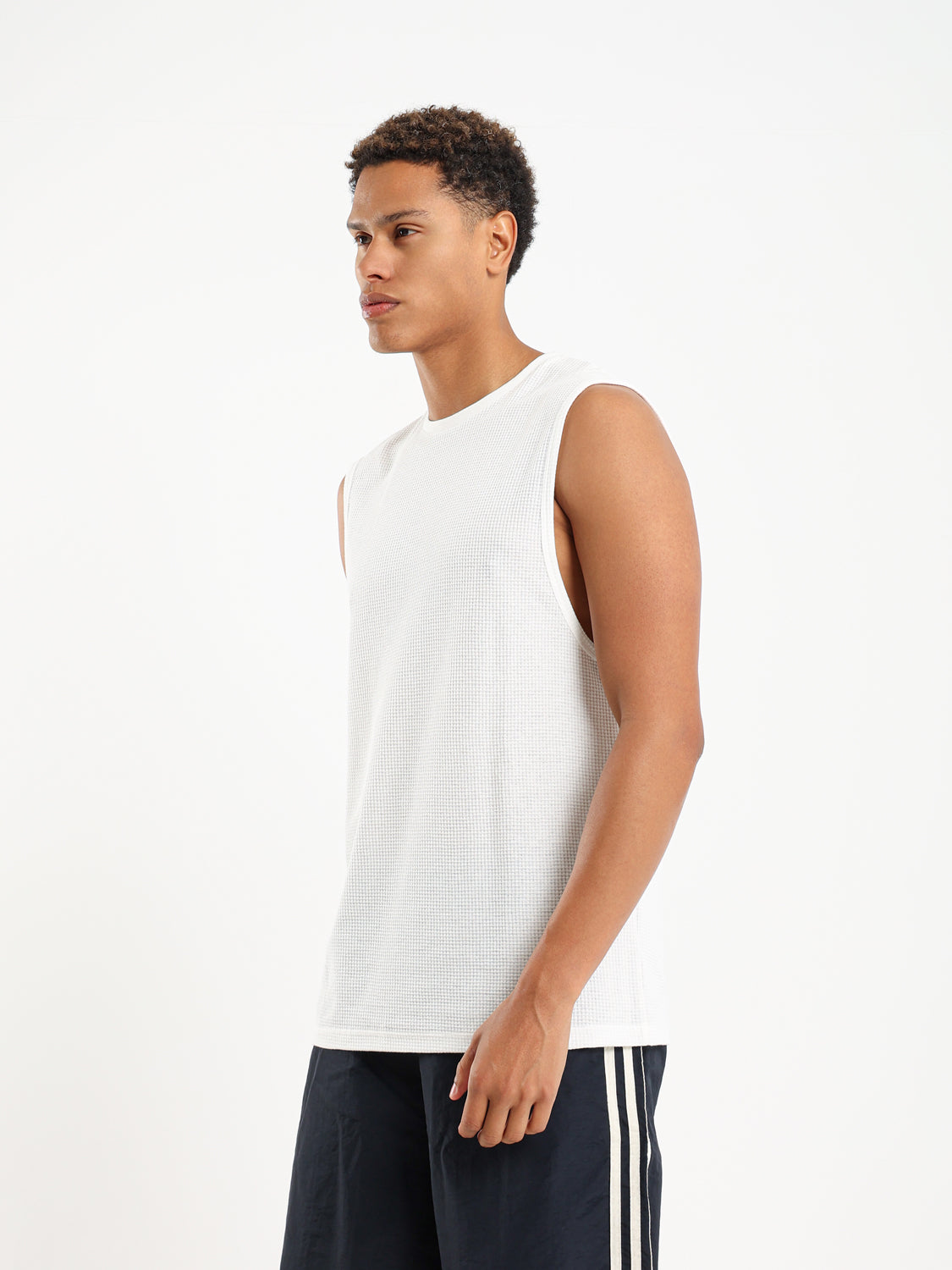 Waffle Textured Basic Shirt - Outlet