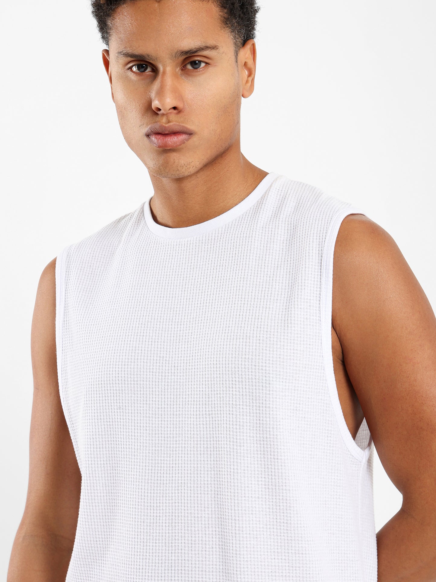 Waffle Textured Basic Shirt - Outlet