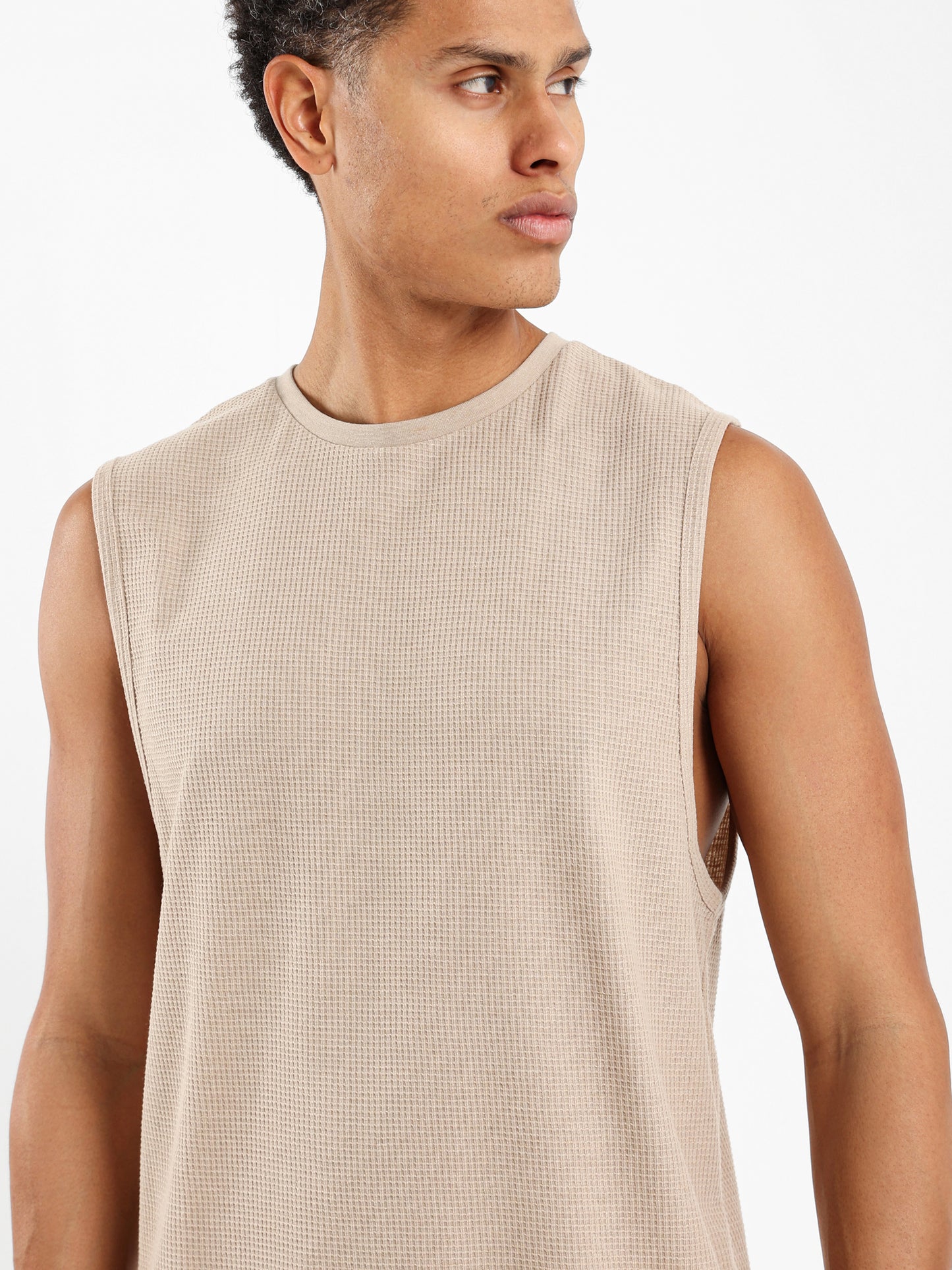 Waffle Textured Basic Shirt - Outlet