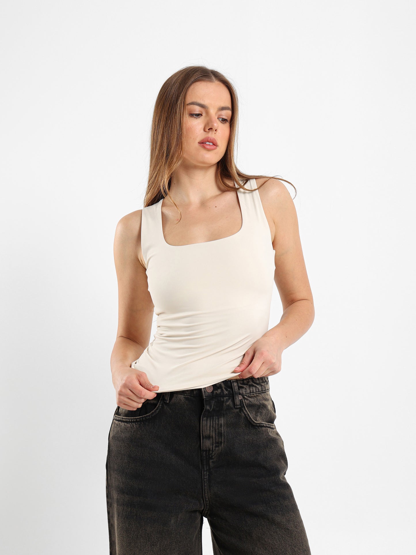 Fitted Sleeveless Top