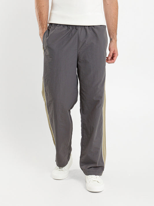 Contrast Panel Lightweight Pants
