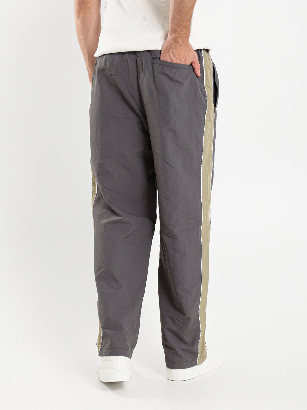 Contrast Panel Lightweight Pants