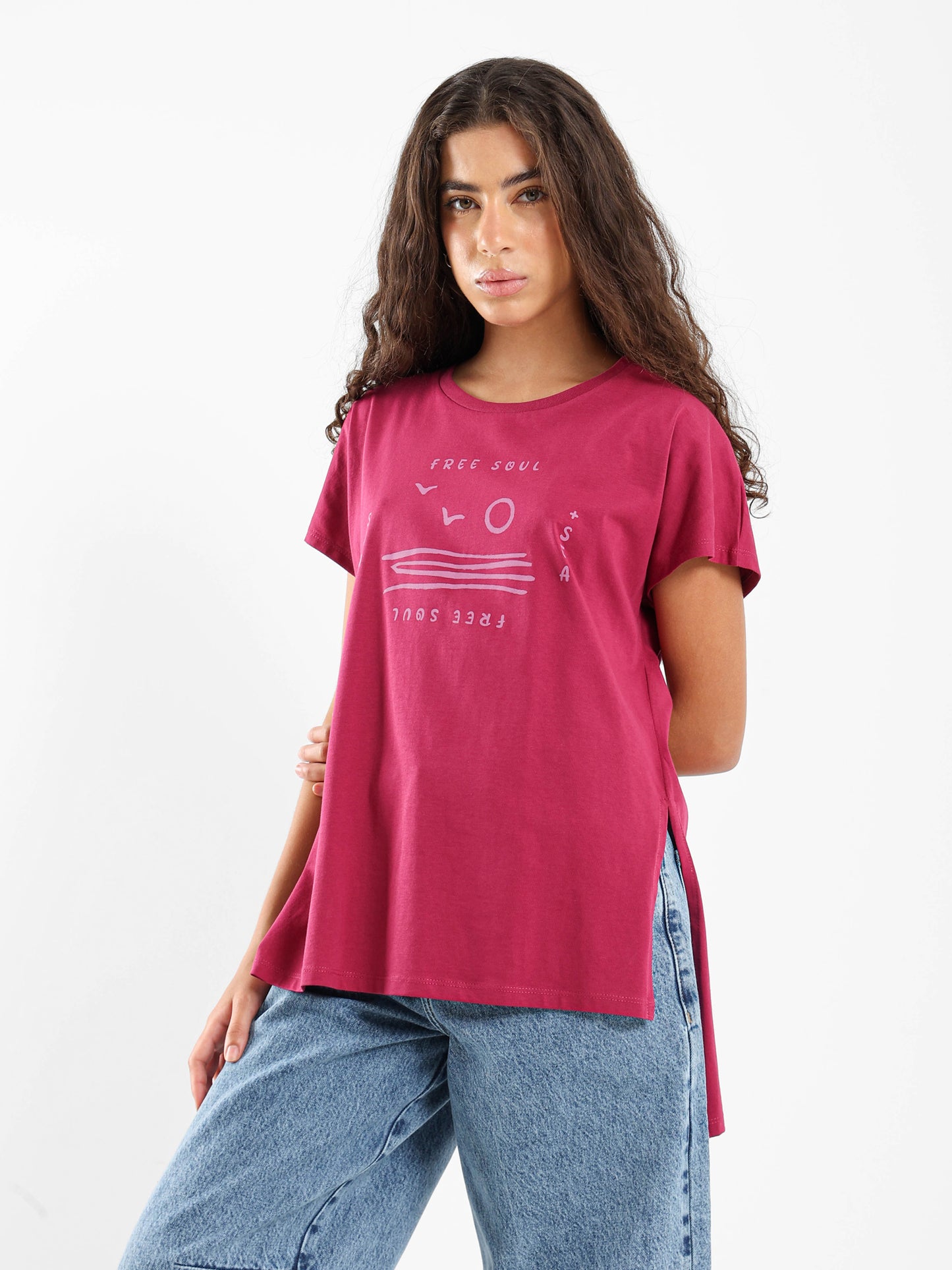 Minimal Sea Print Tee