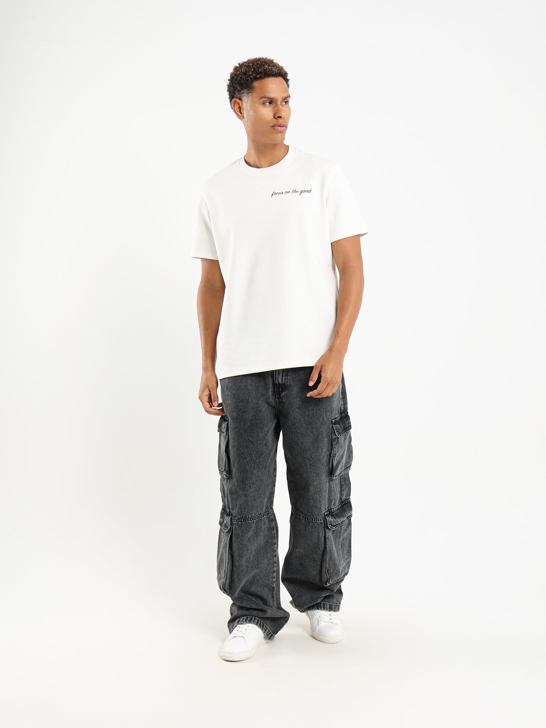 Focus On The Good Printed T-Shirt - Outlet
