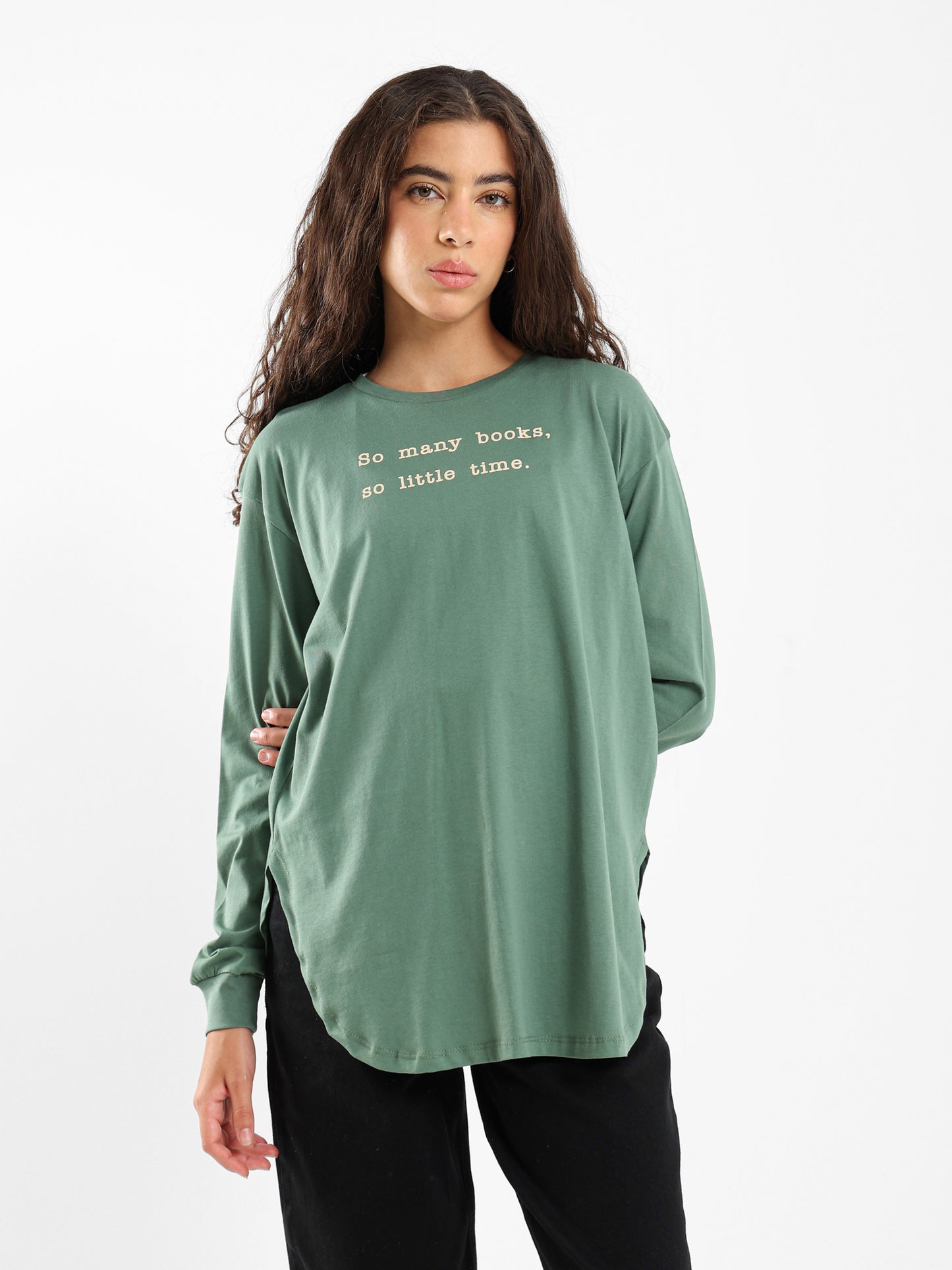 Dont Kill My Vibe Oversized Long Sleeve Tee