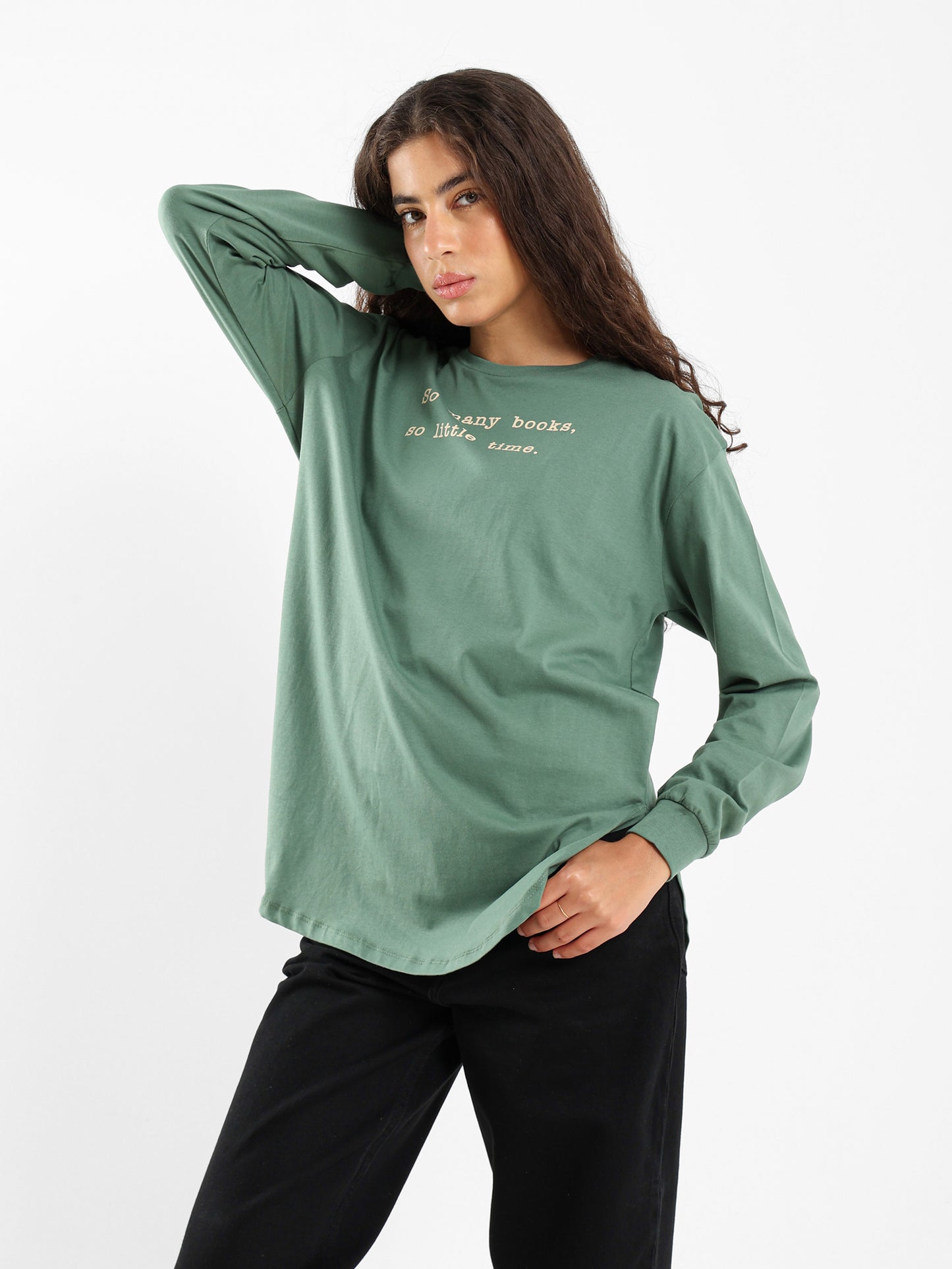 Dont Kill My Vibe Oversized Long Sleeve Tee