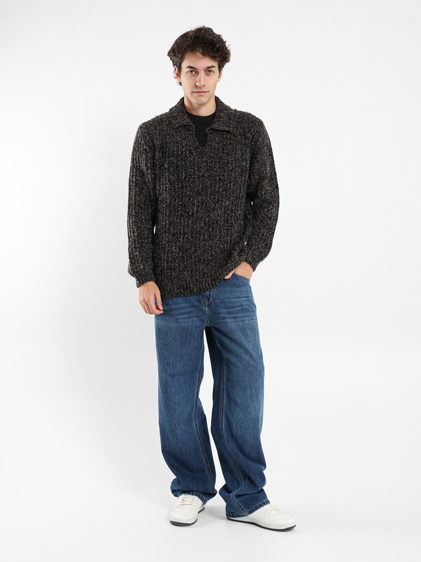 Camp Collar Relaxed Pullover