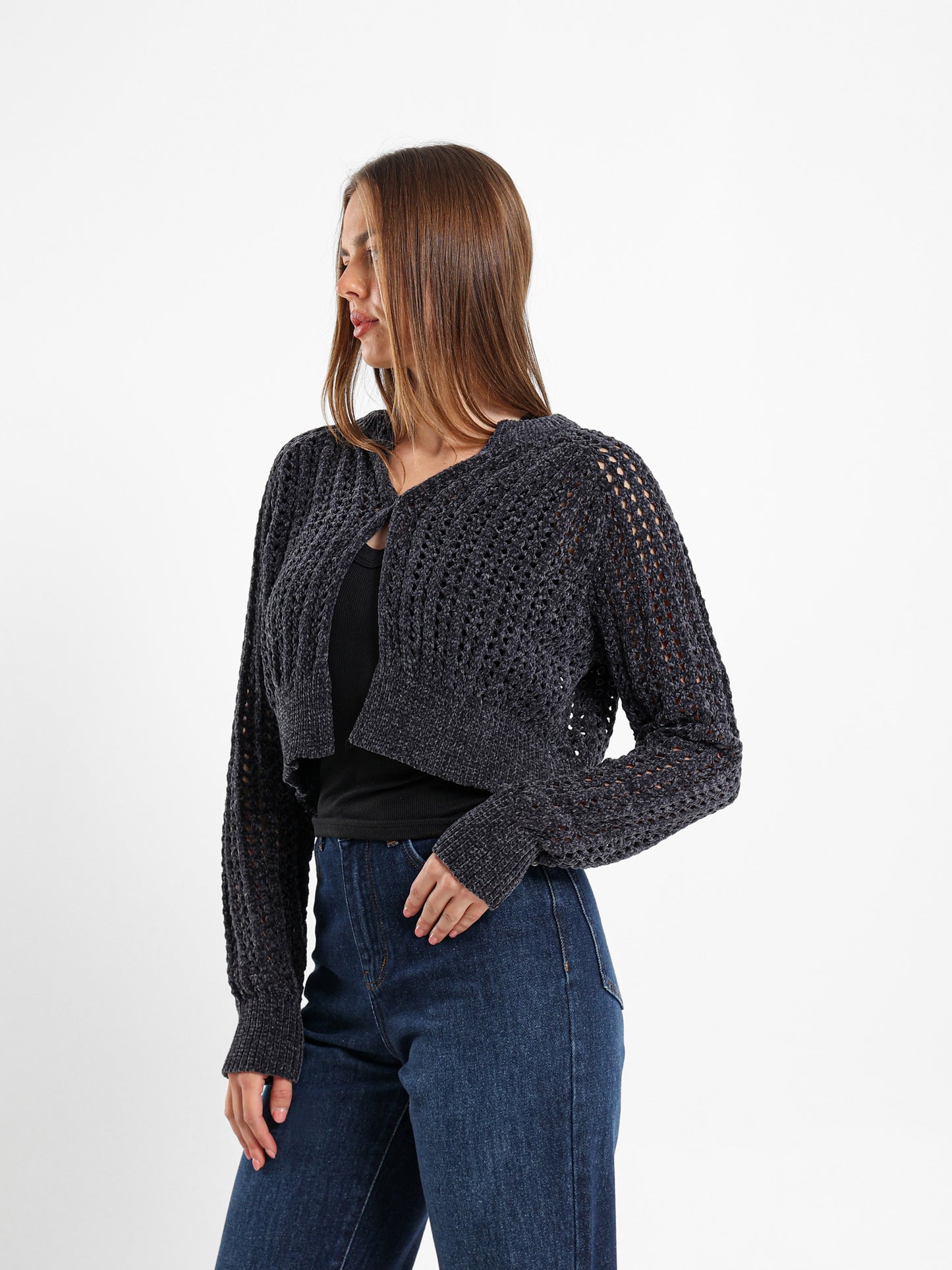 Open Knit Cardigan