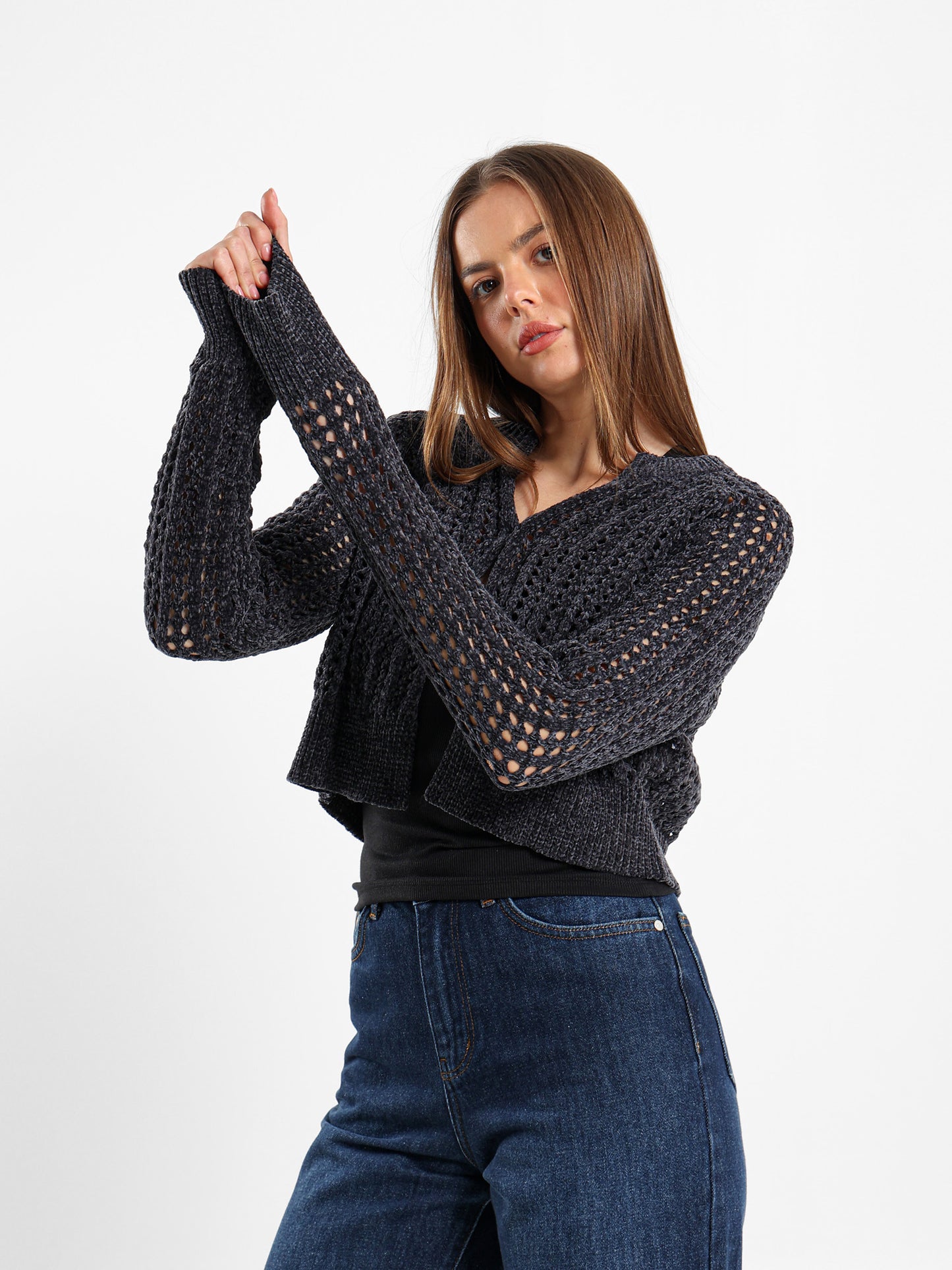 Open Knit Cardigan