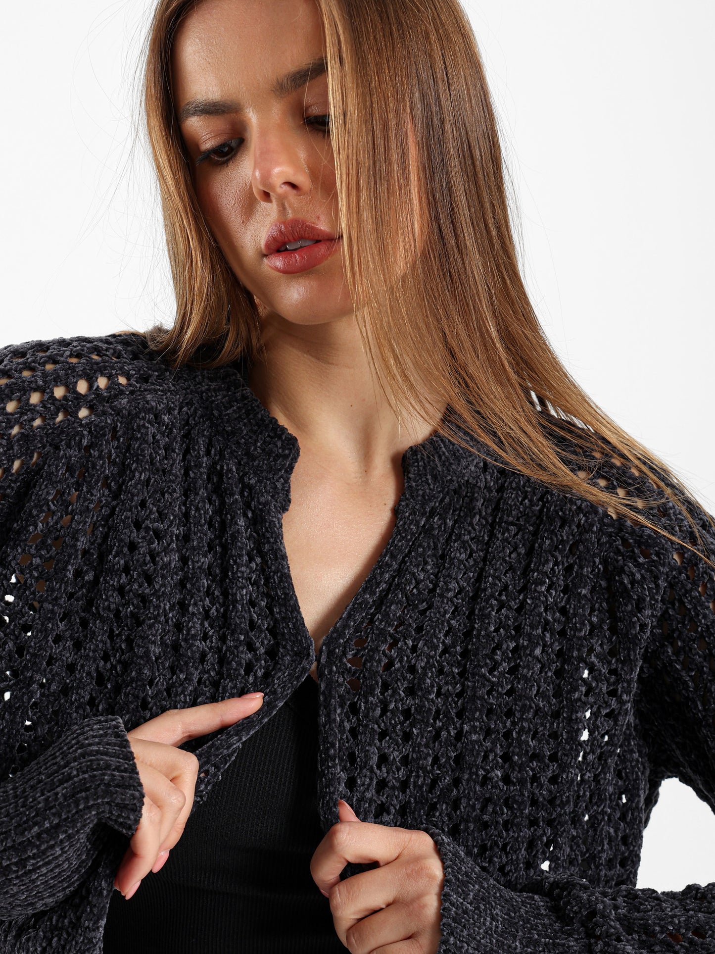 Open Knit Cardigan