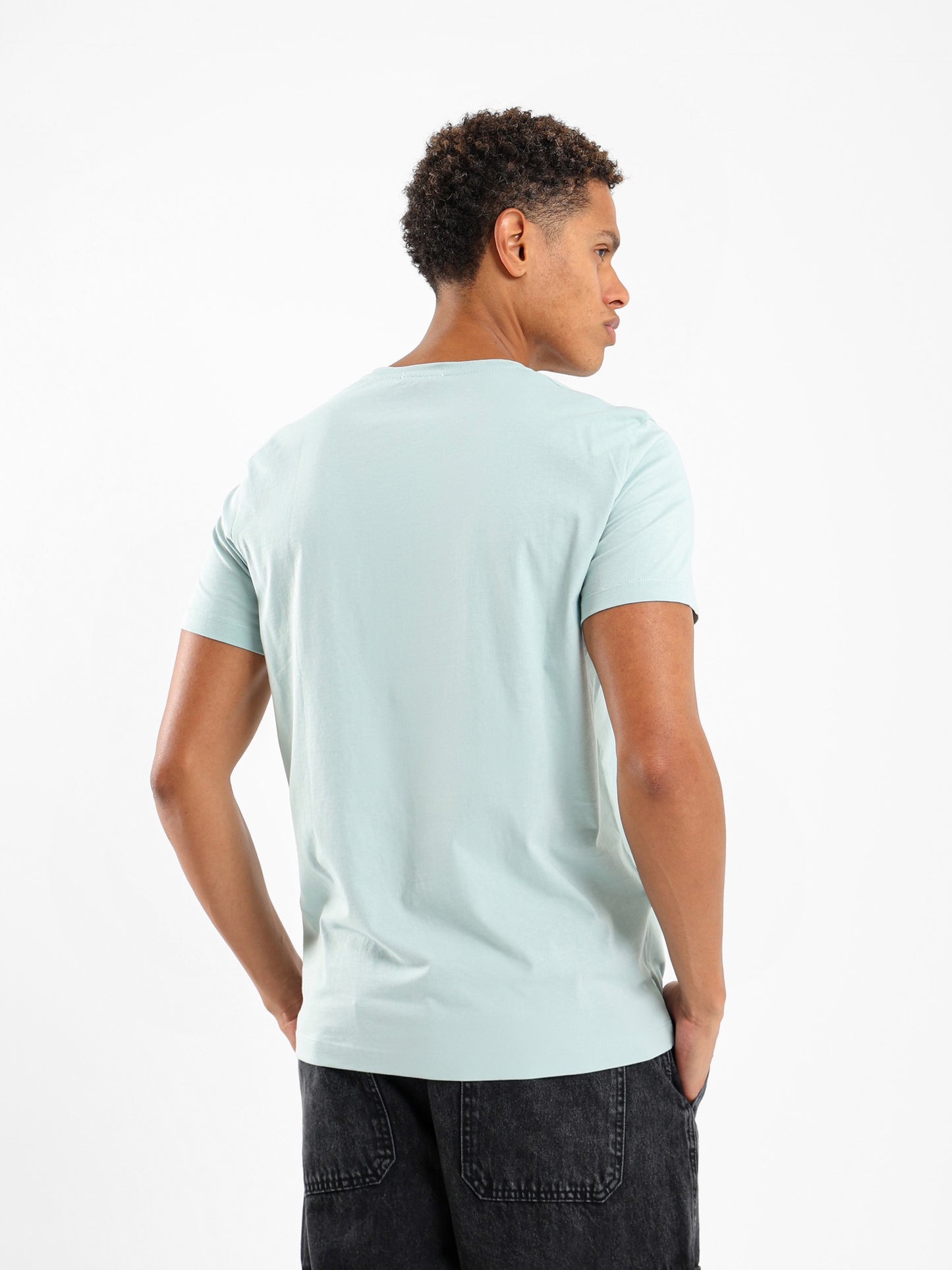 Chest Text Printed T-Shirt