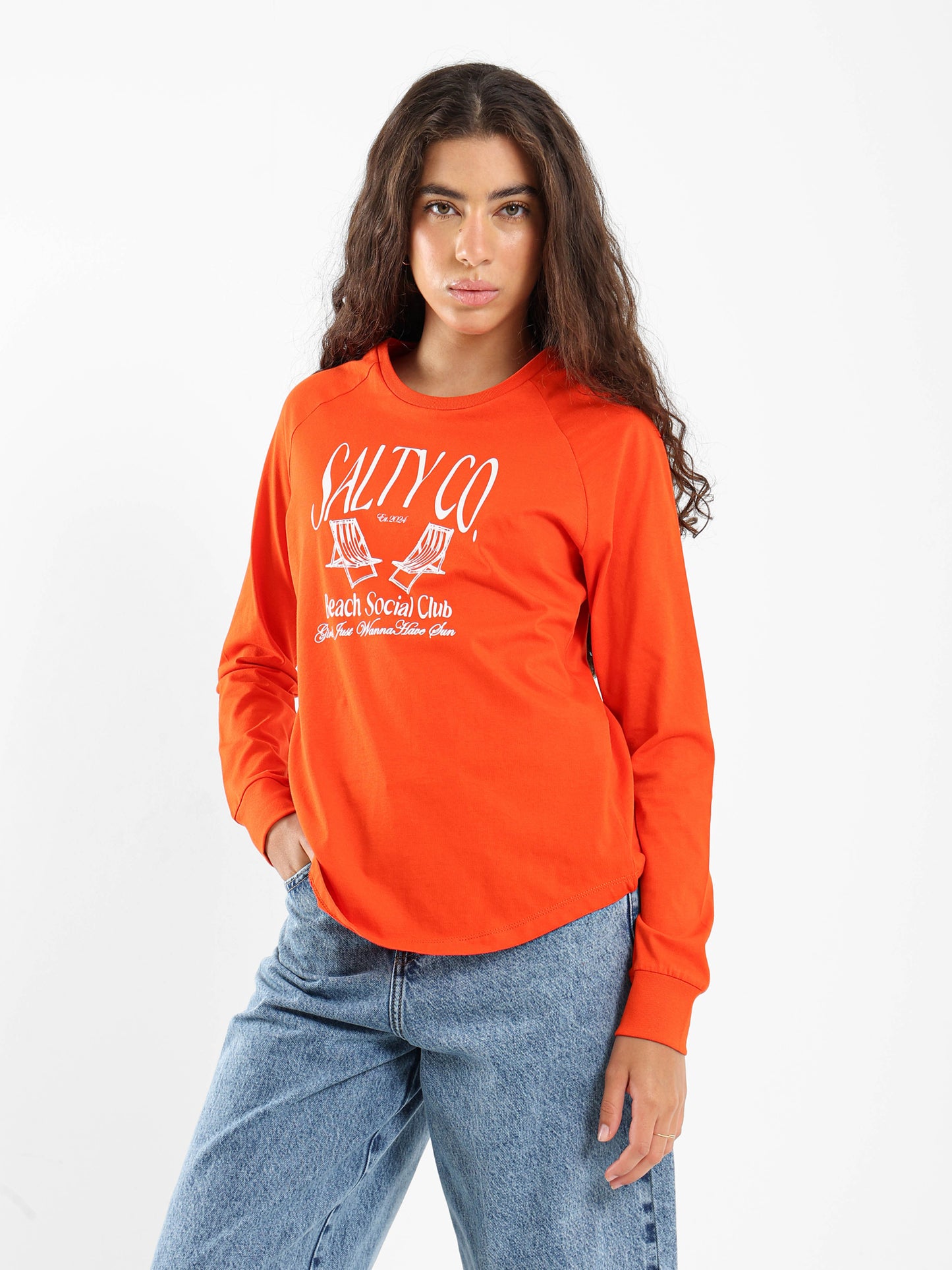 Place Print Raglan Tee