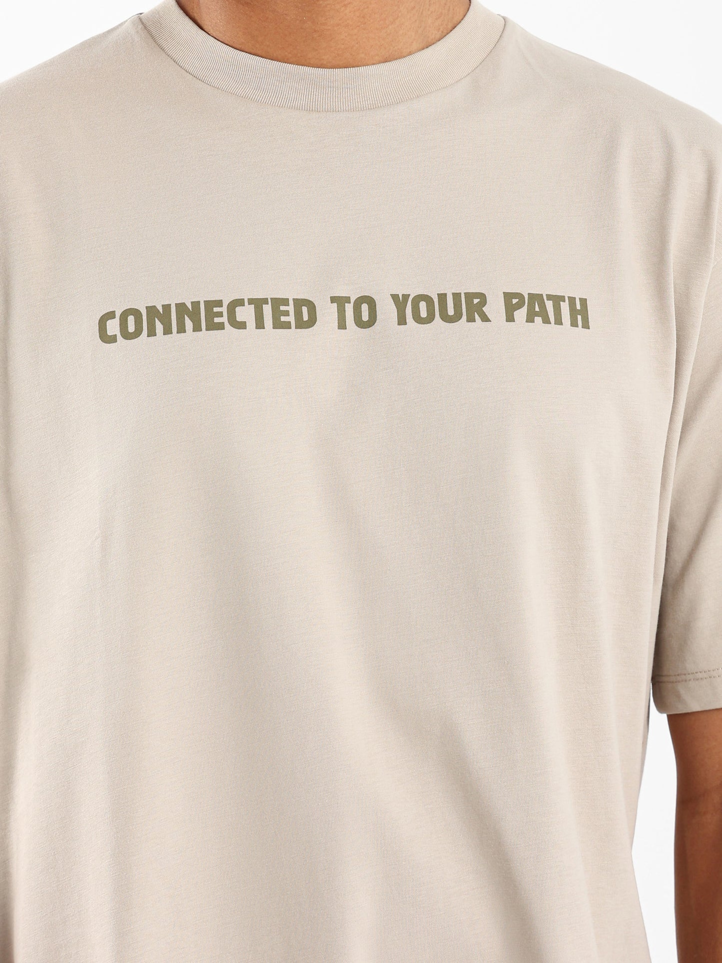 “Connect To Your Path” Slogan T-Shirt
