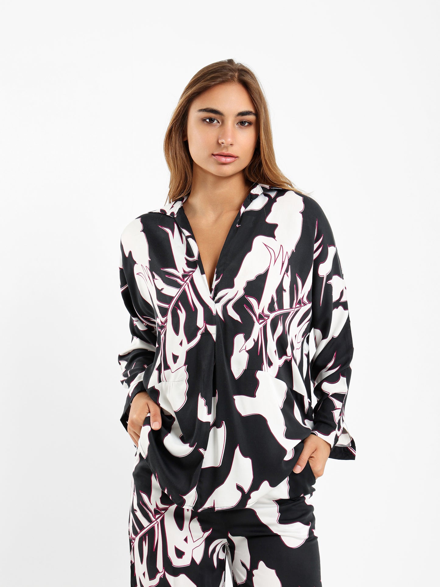 All-Over Print Blouse