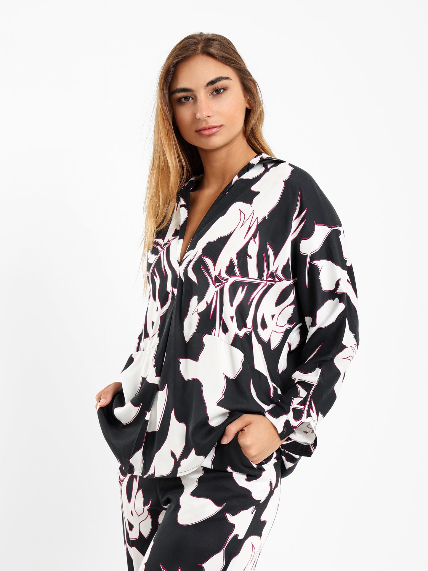 All-Over Print Blouse