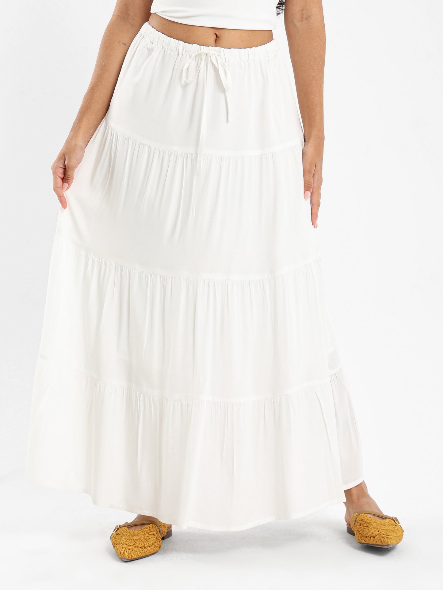 Tiered Maxi Skirt