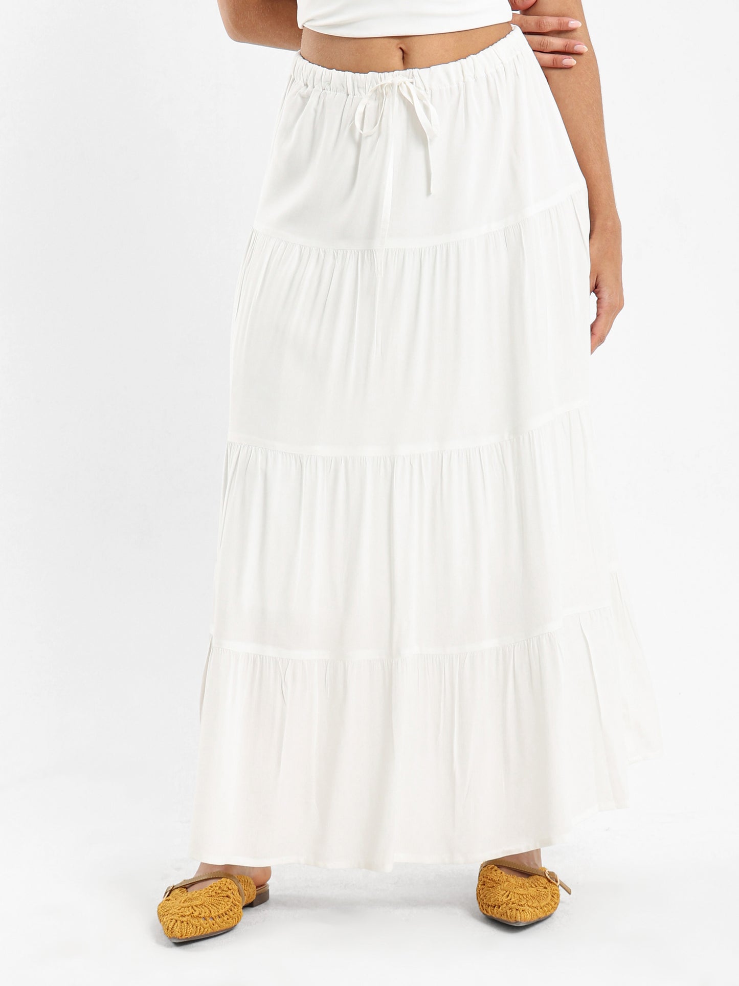 Tiered Maxi Skirt