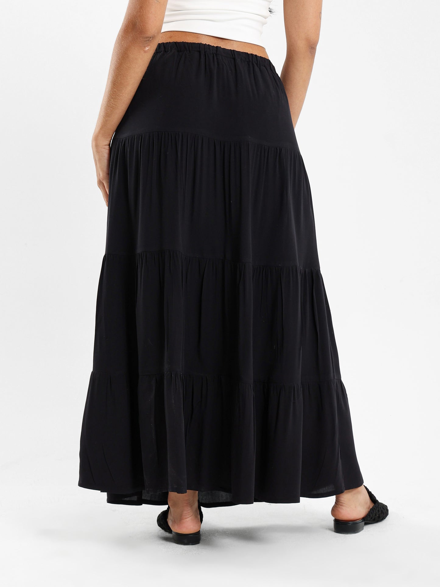 Tiered Maxi Skirt