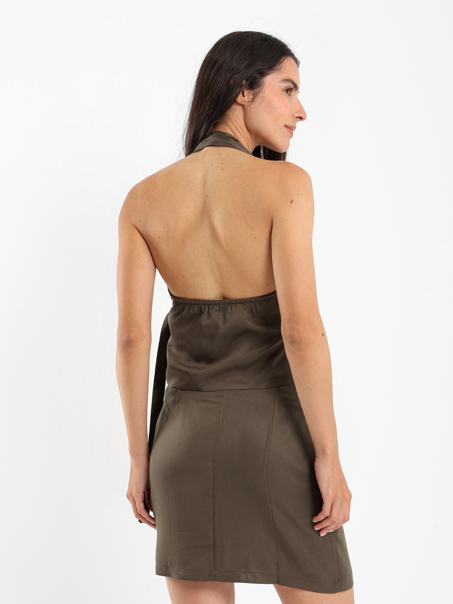Front Wrap V-neck Top