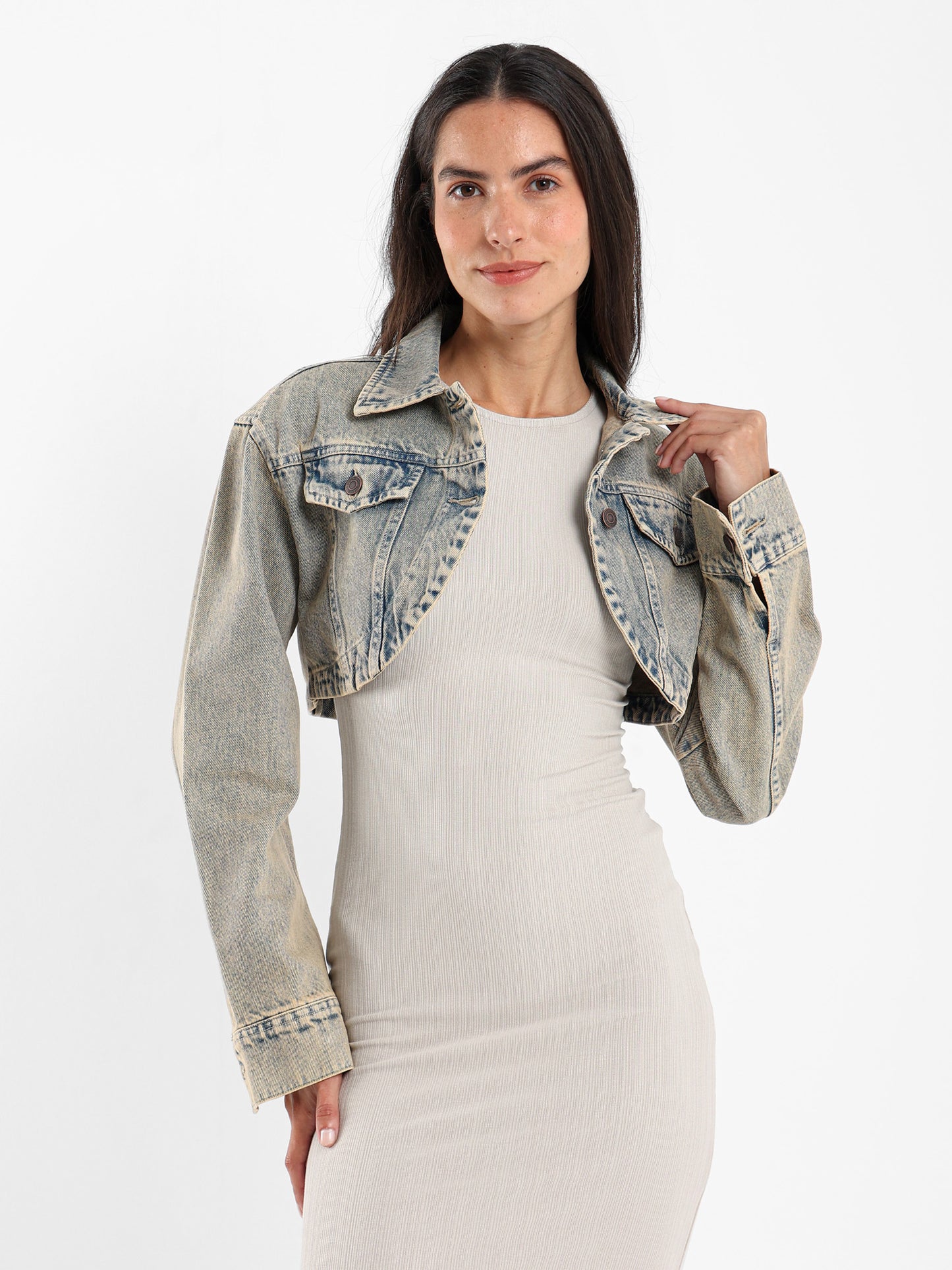 Cropped Denim Jacket