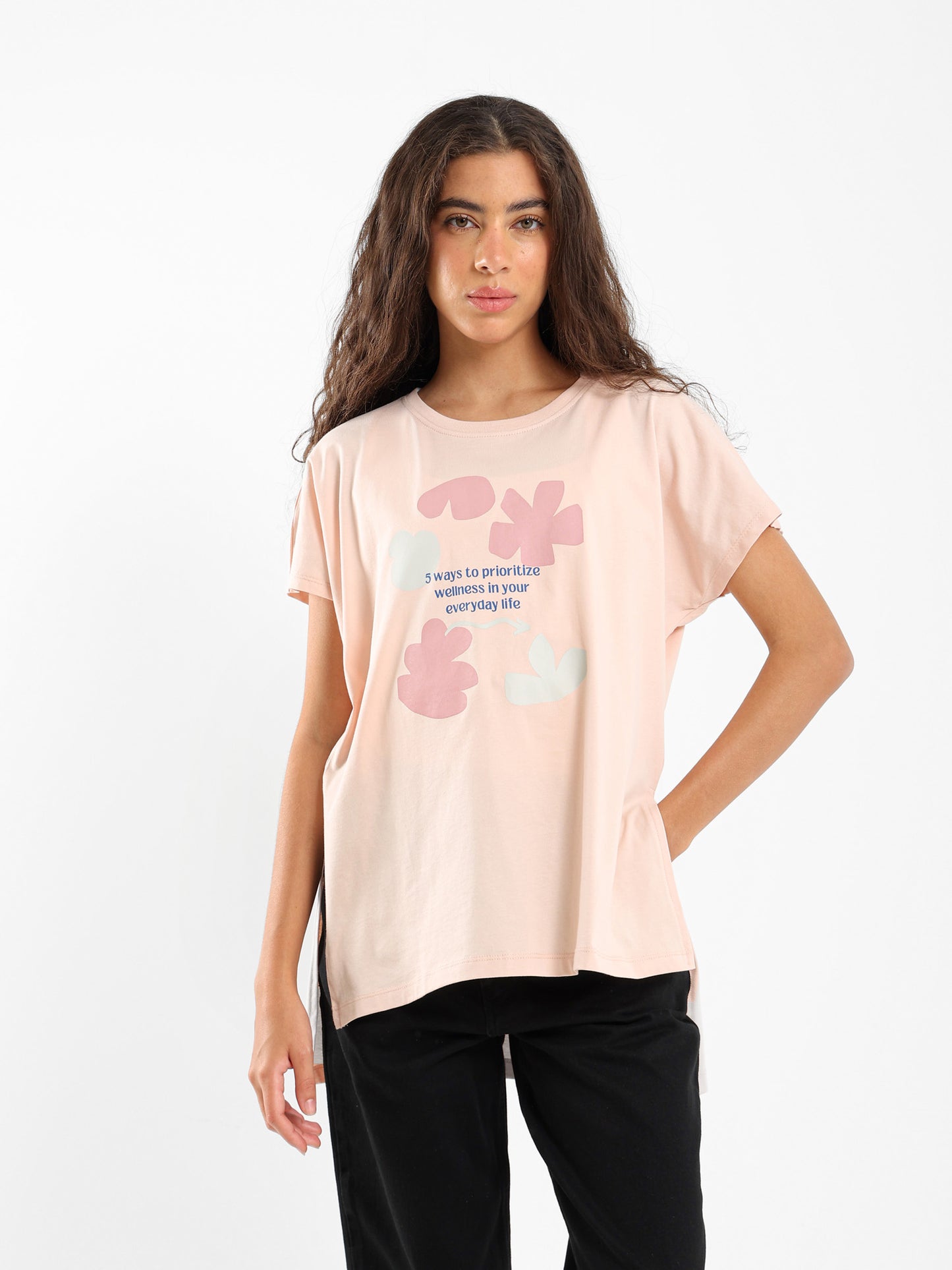 Prioritize Wellness Print Tee