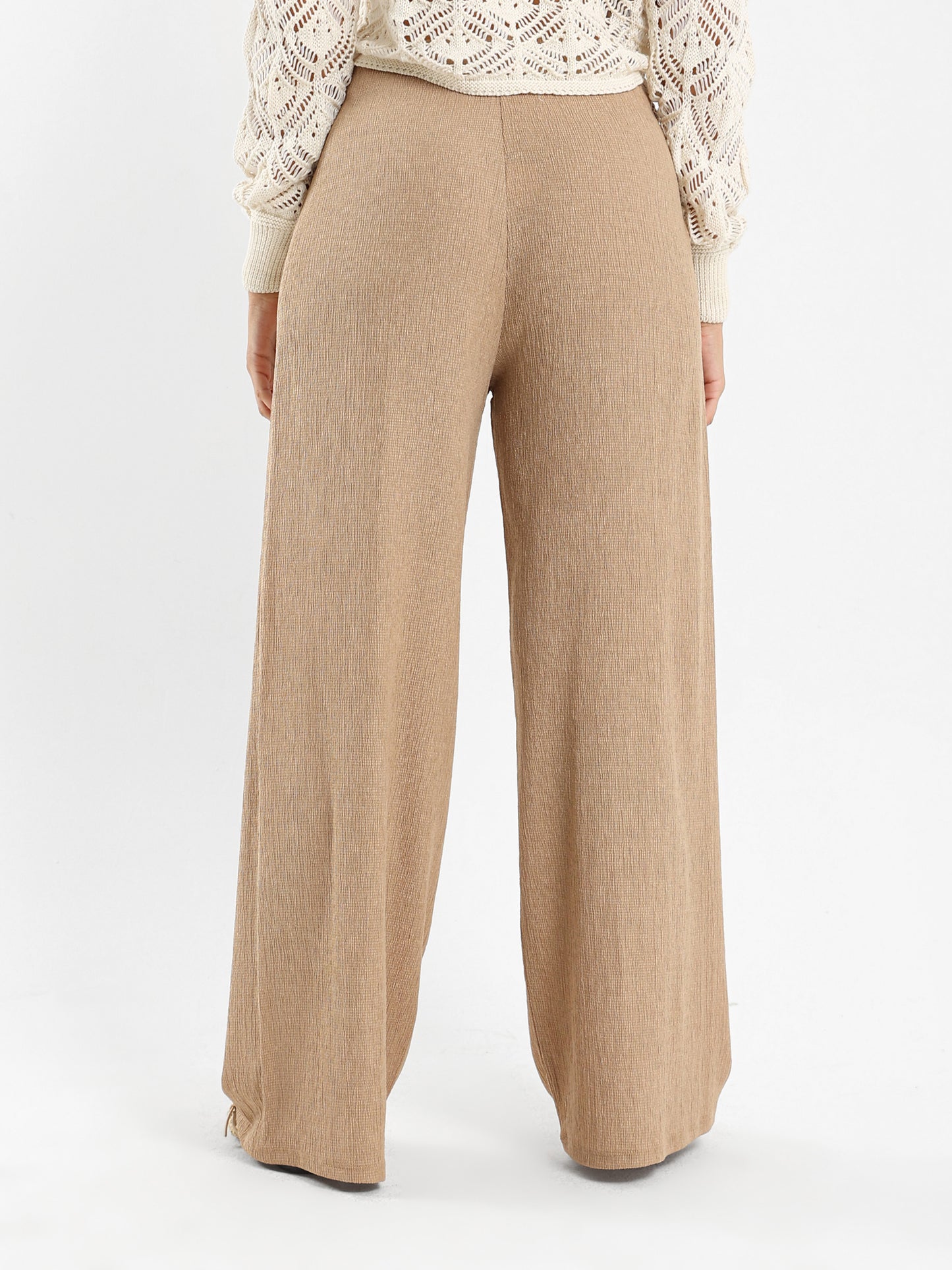 Twisted Front Wrinkled Pants