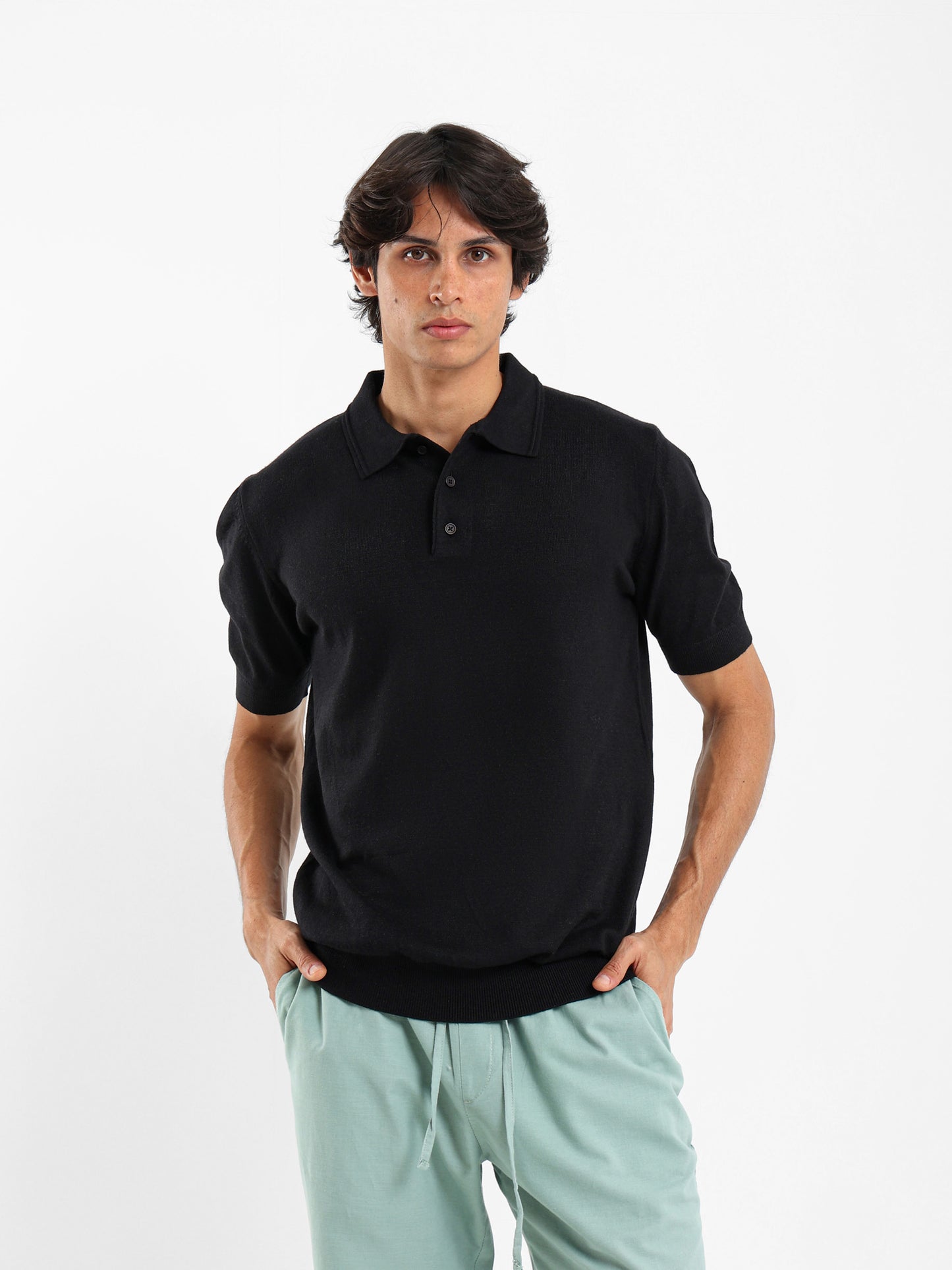 Double Layered Polo Shirt