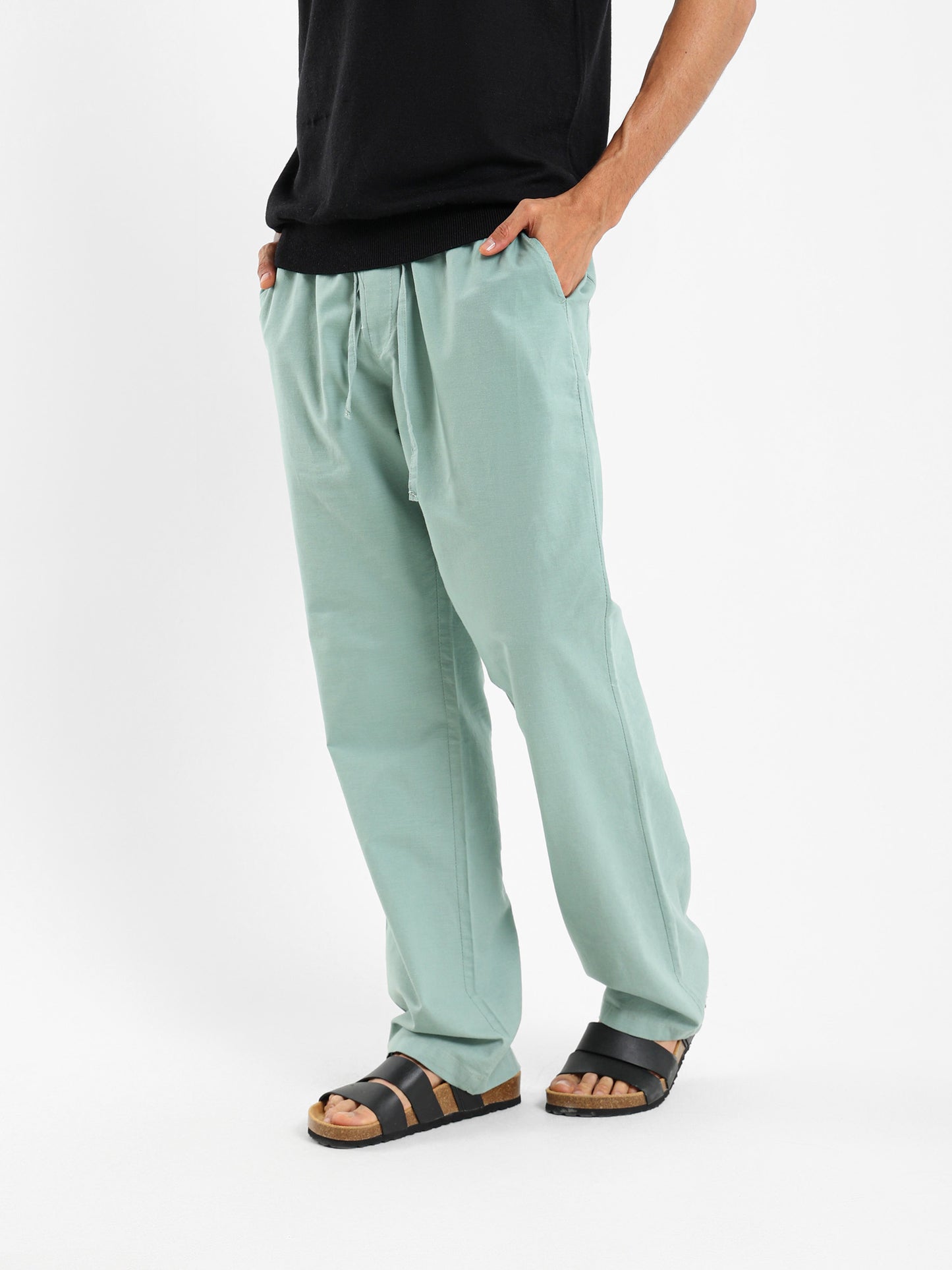 Casual Pants with Drawstring Waist