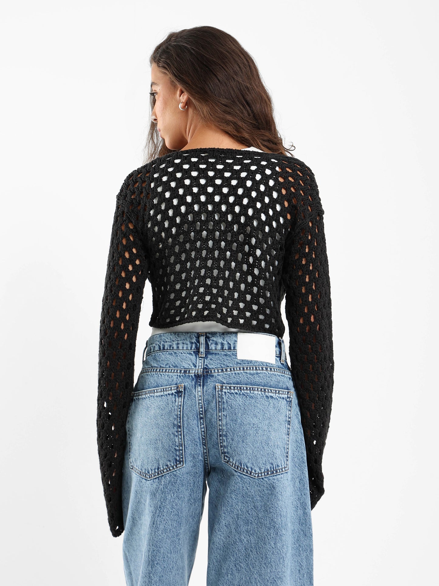 Front Tie Knit Bolero