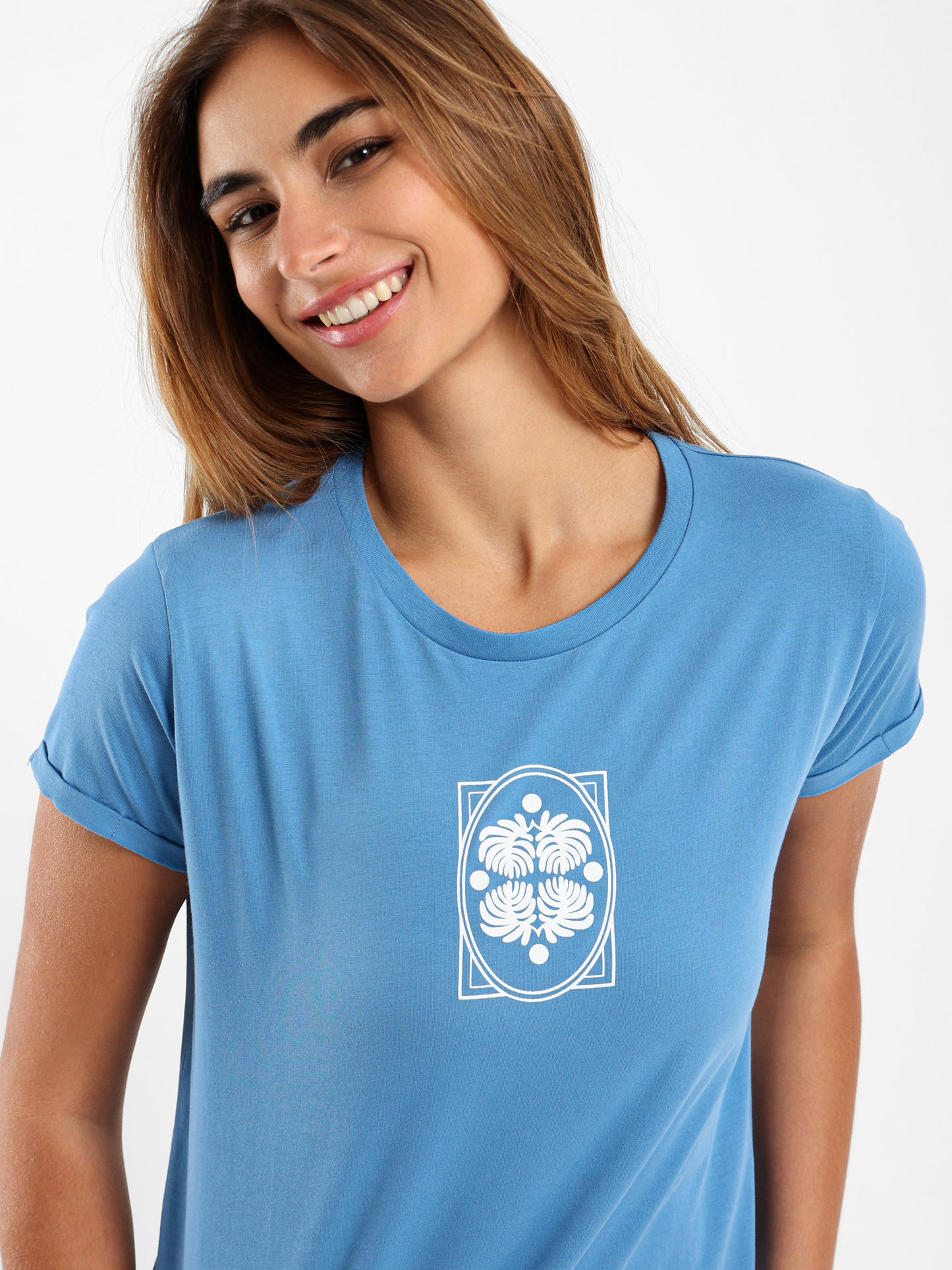 Minimal Botanical Printed T-Shirt