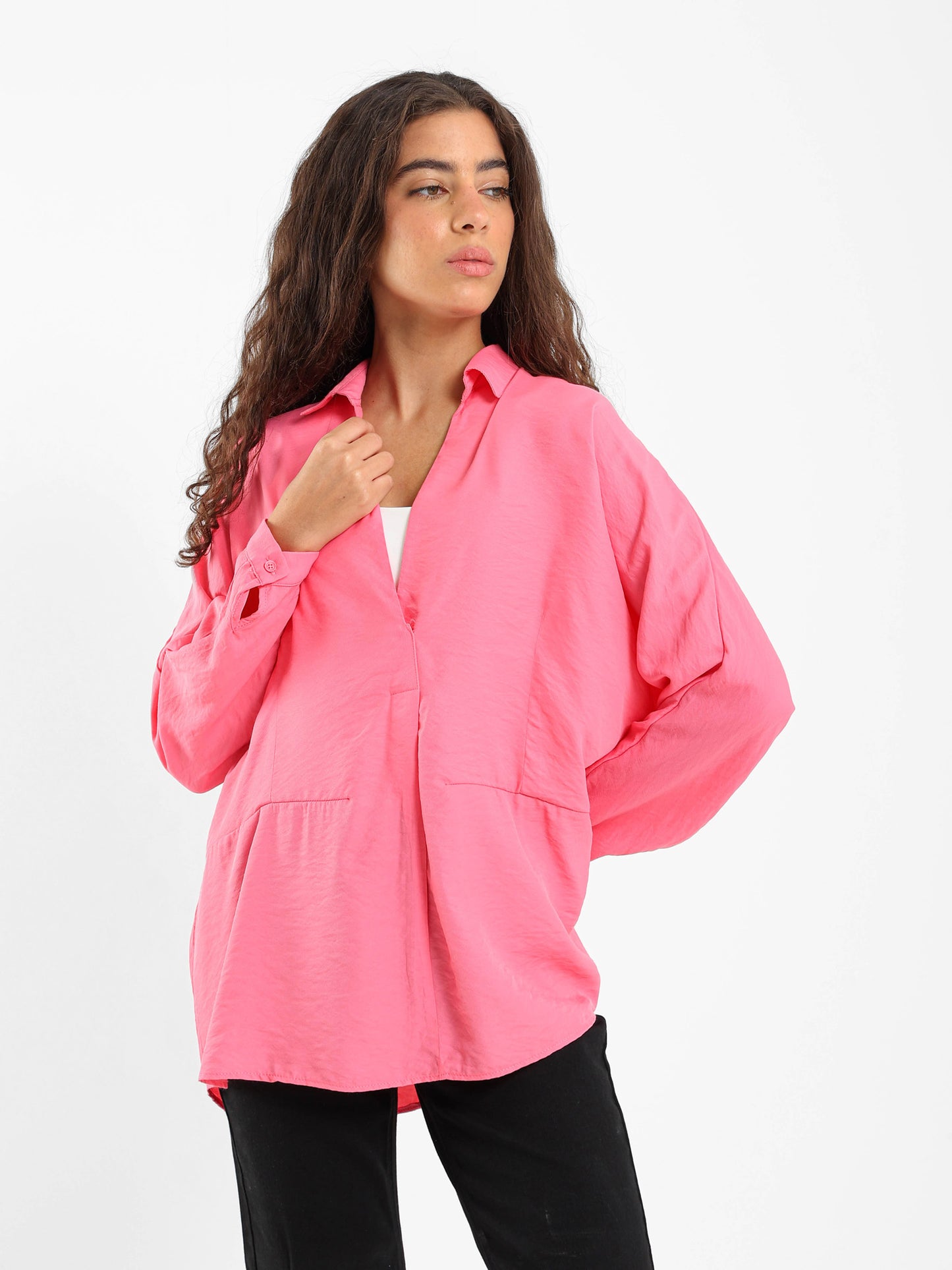 Front Pleated Blouse