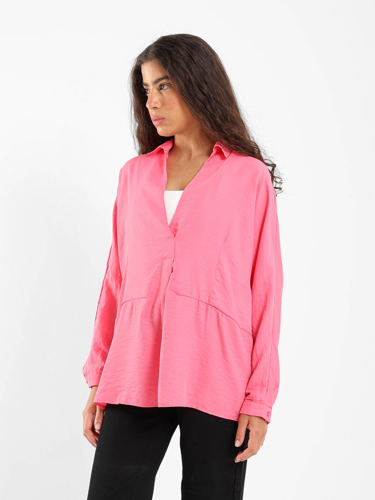 Front Pleated Blouse