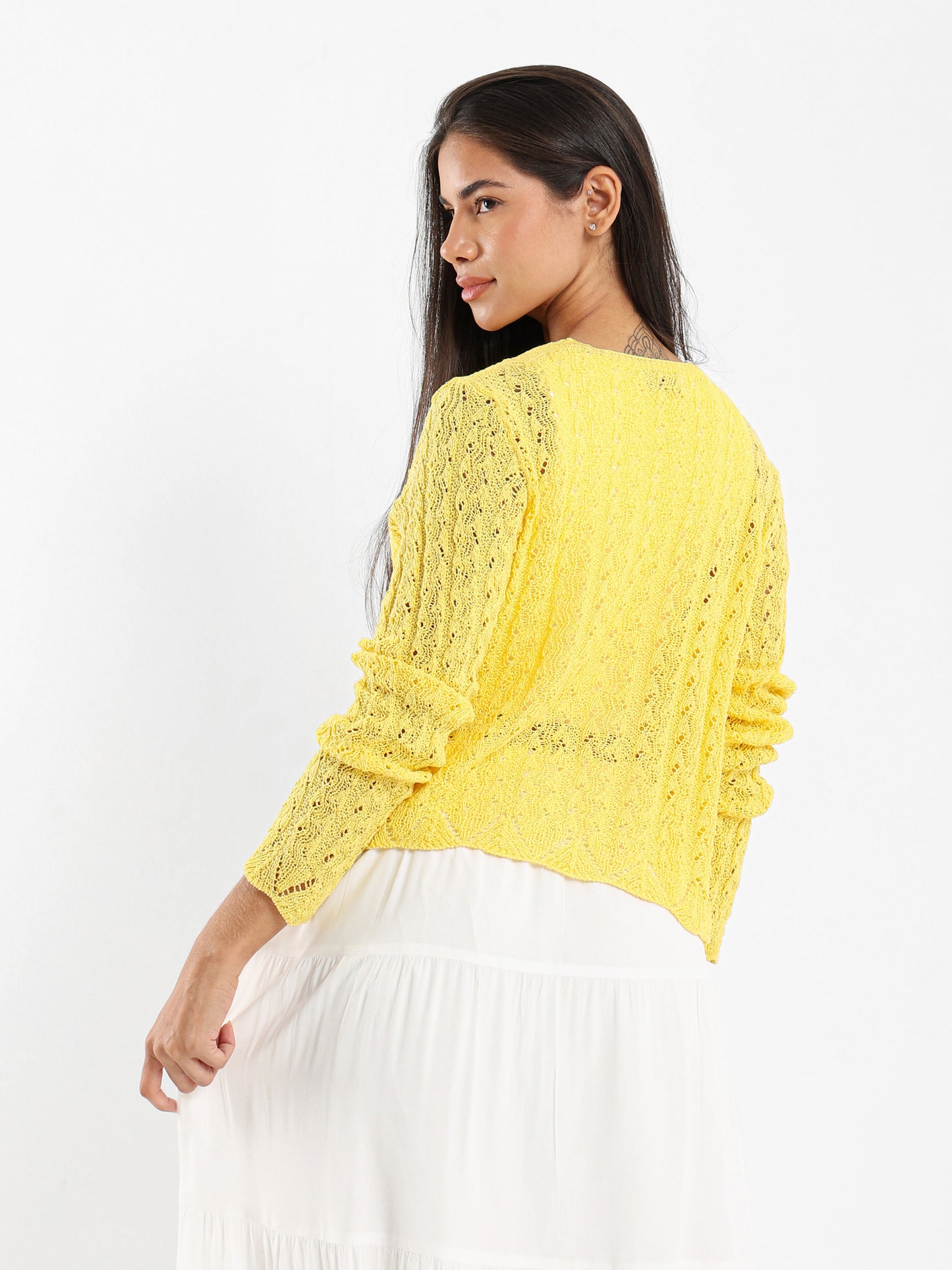 Front-Tie Cardigan