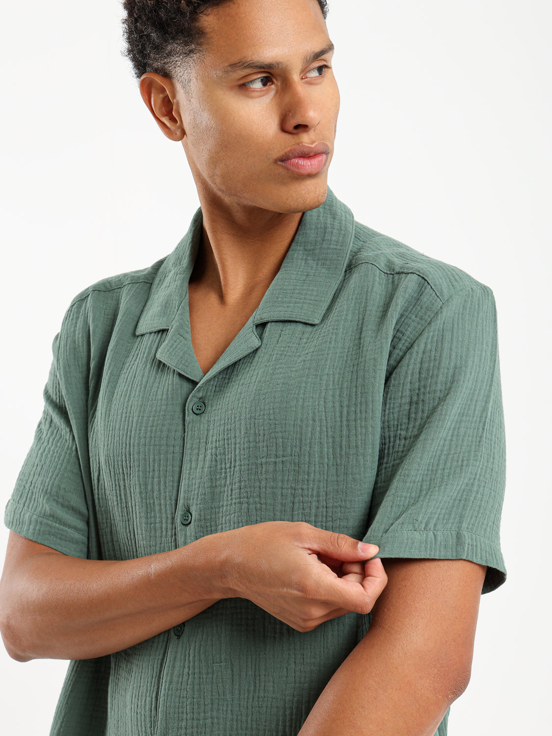 Relaxed Fit Textured Shirt