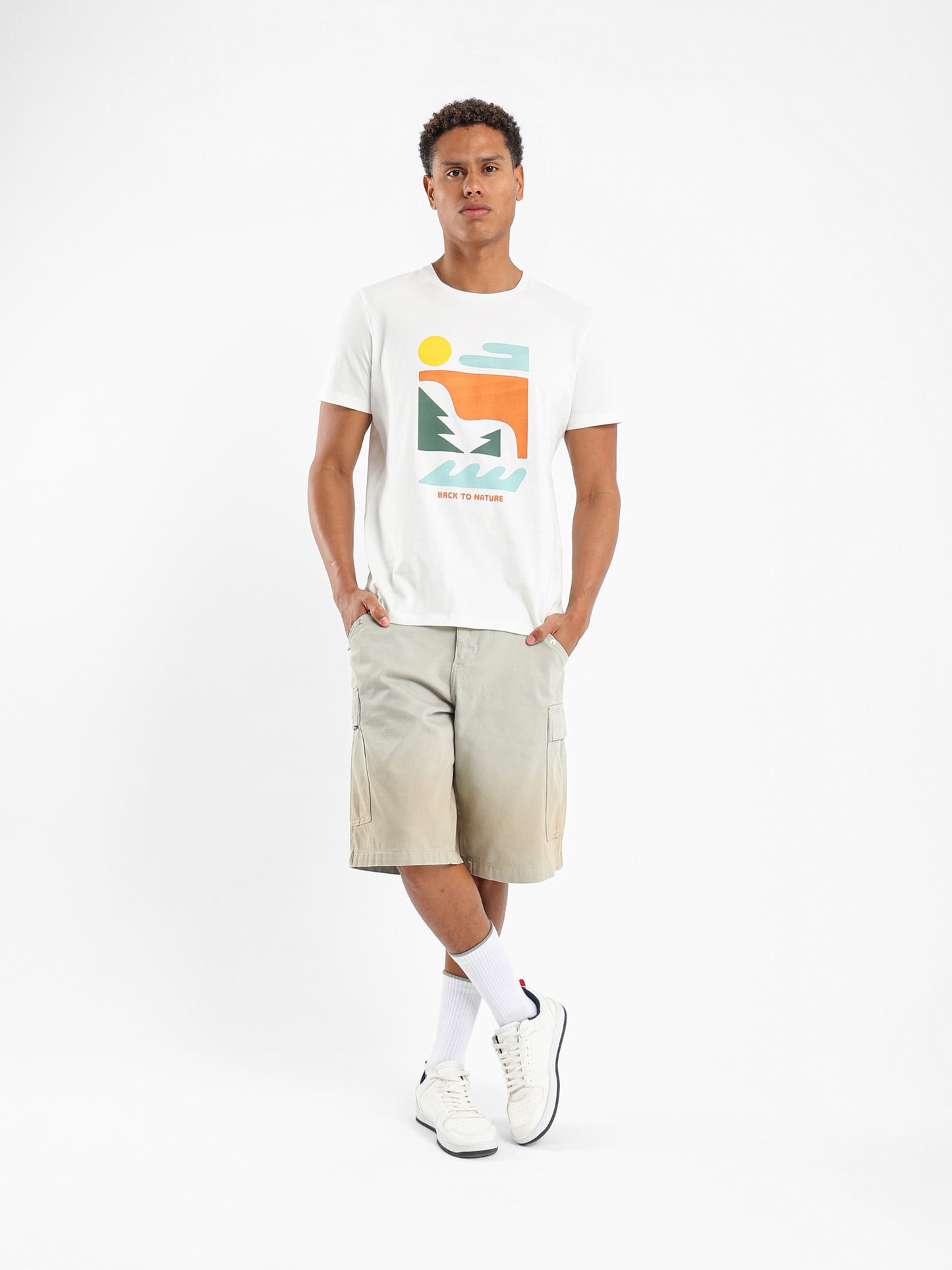 Cargo Denim Shorts