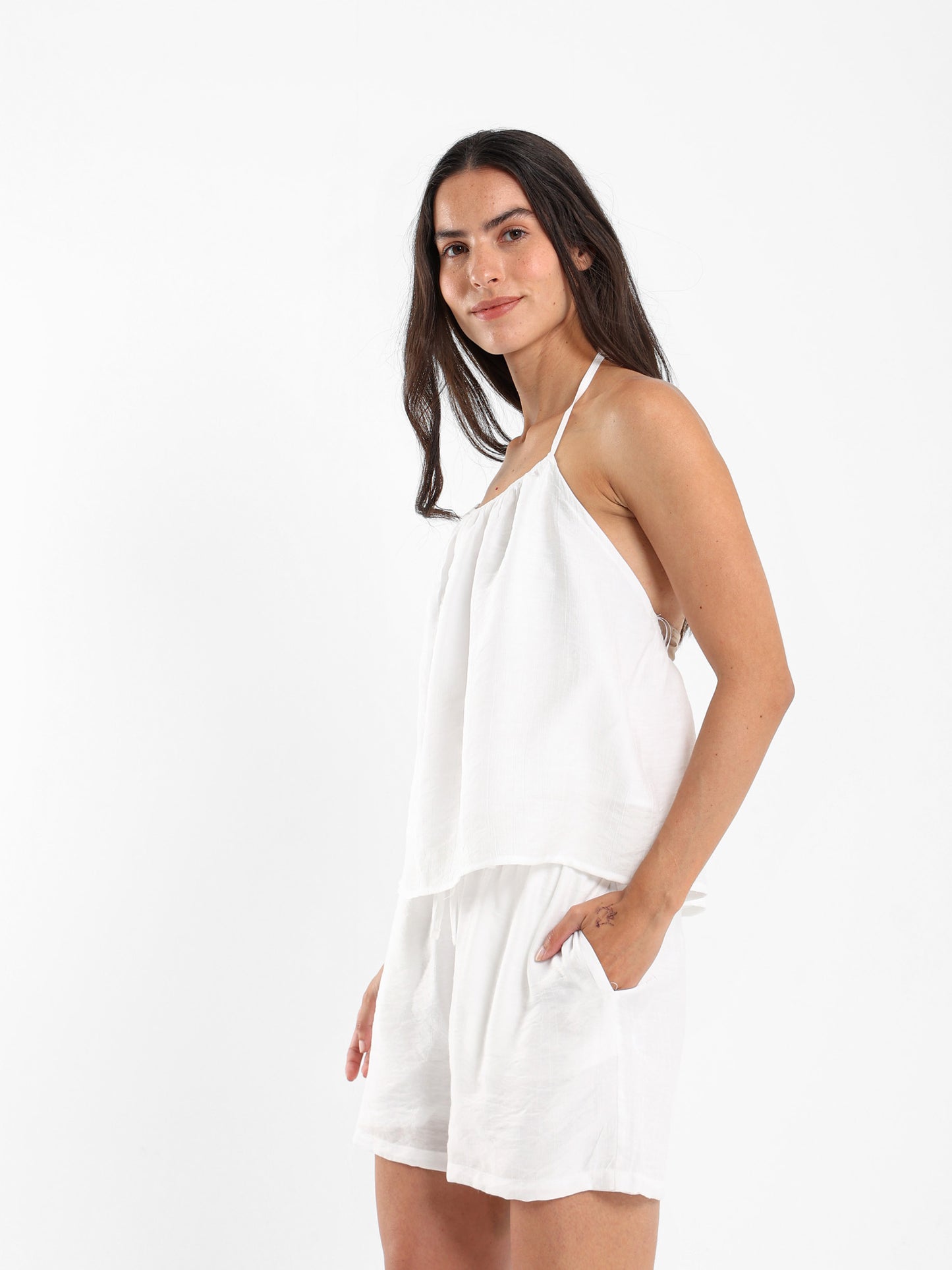 Puffy Backless Top