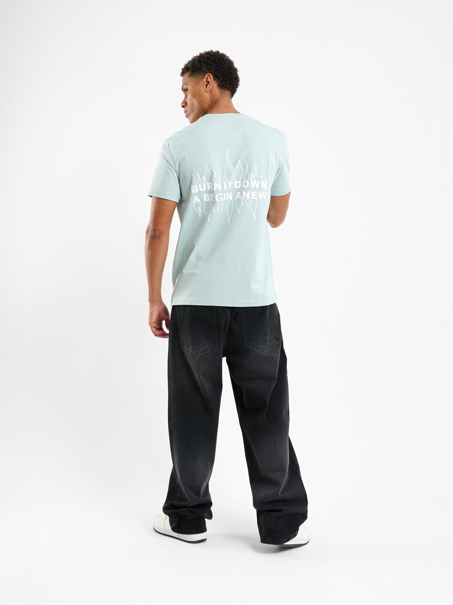 Burn It Down Printed T-Shirt