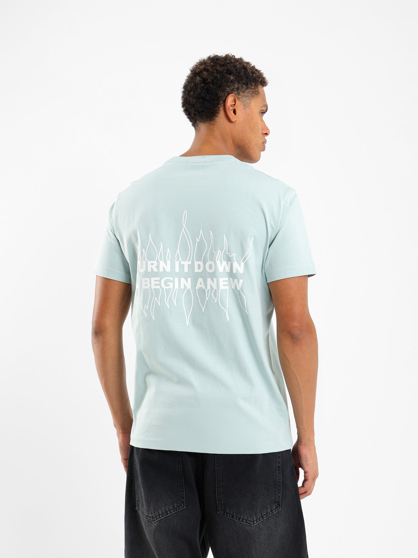 Burn It Down Printed T-Shirt