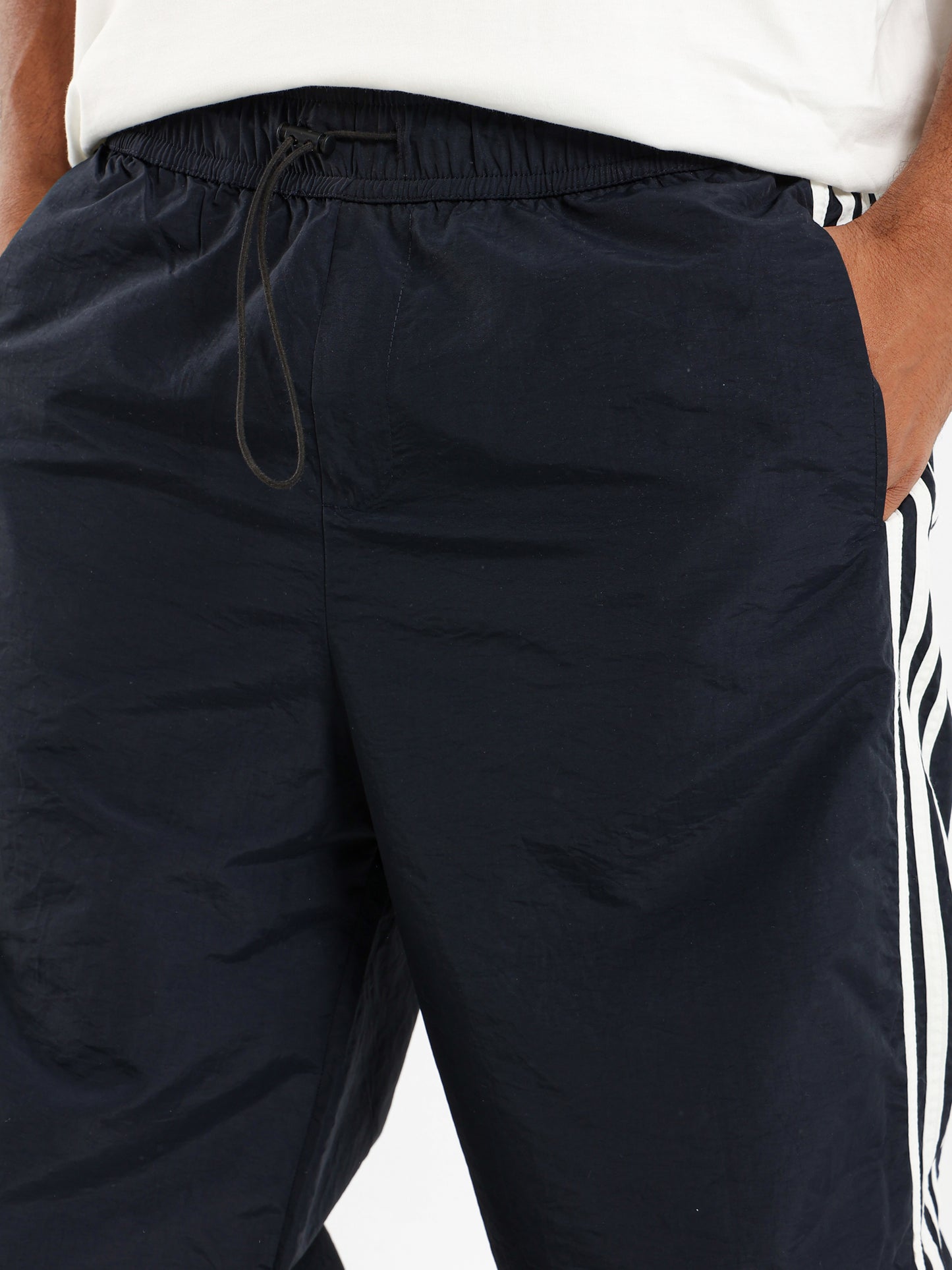Woven Pants With Side Stripes
