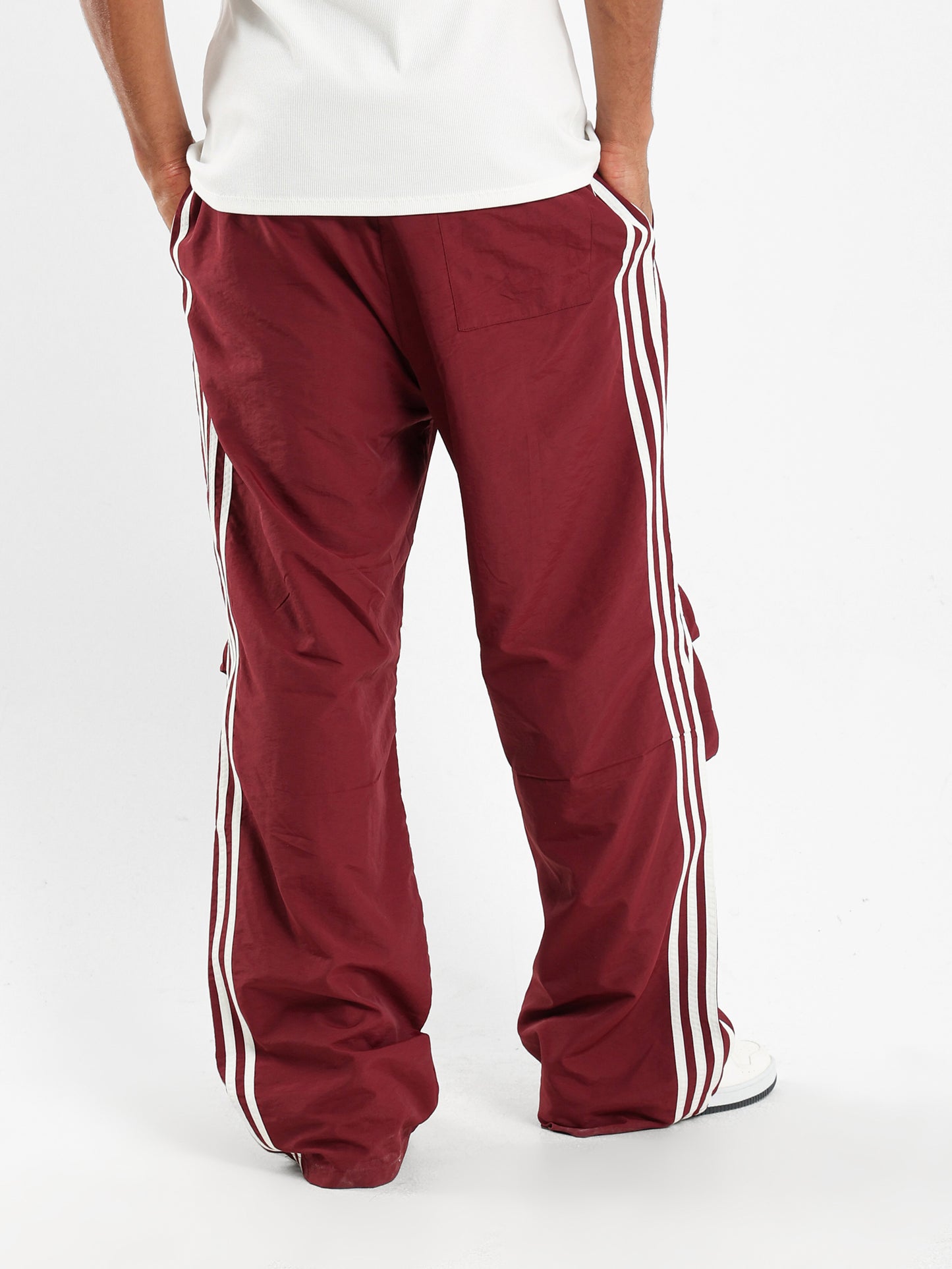 Woven Pants With Side Stripes